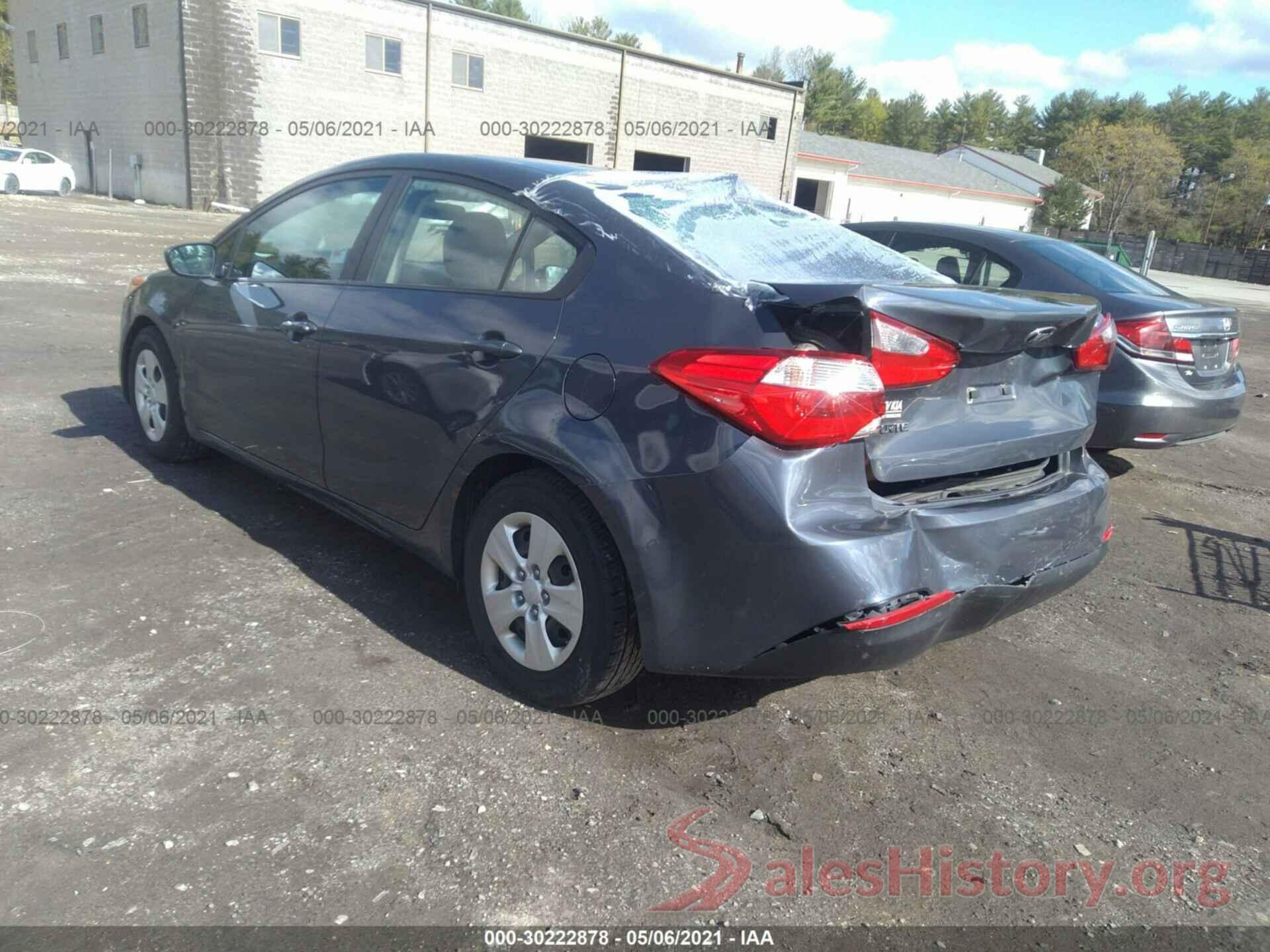 KNAFK4A60G5478136 2016 KIA FORTE