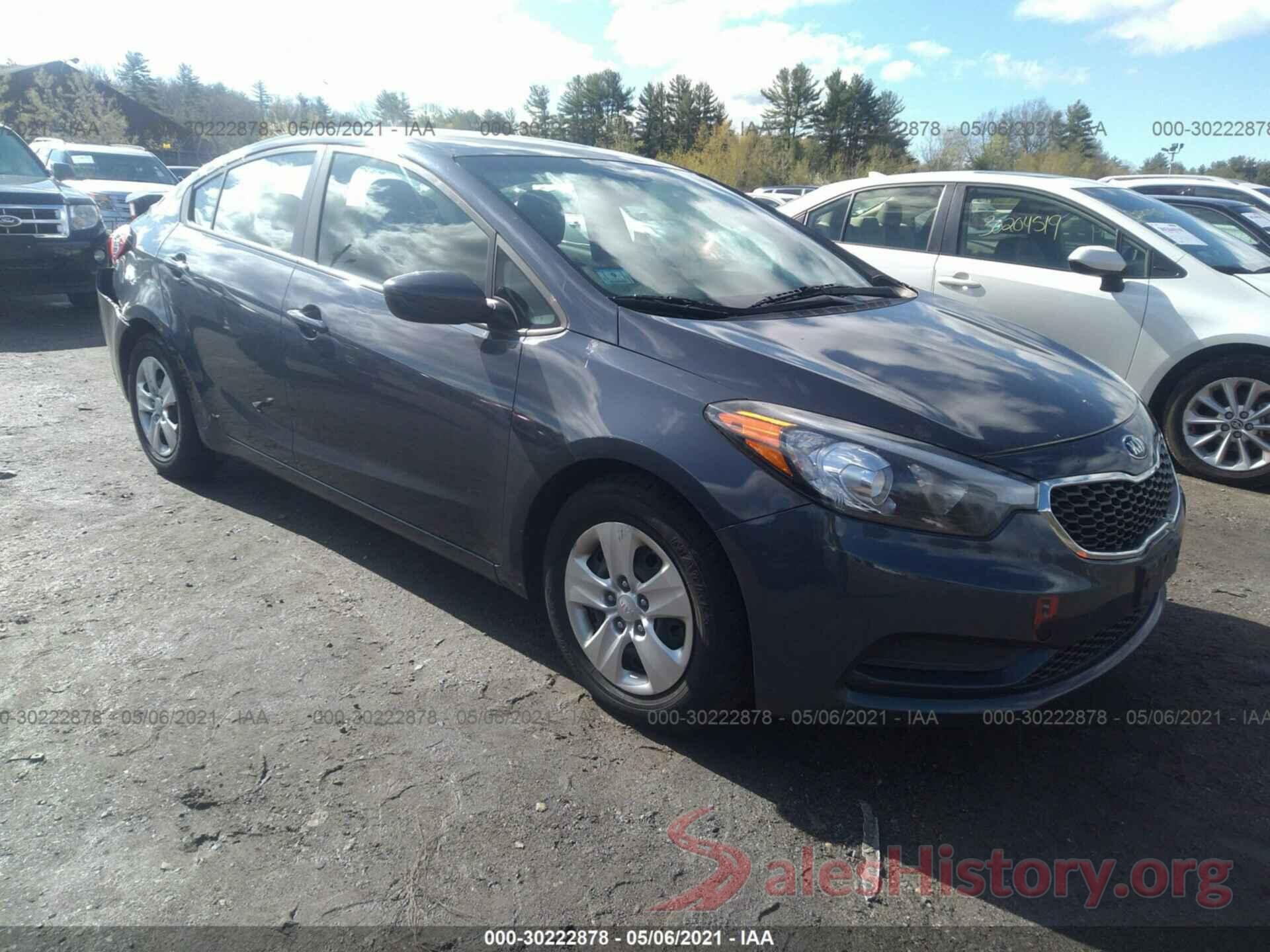 KNAFK4A60G5478136 2016 KIA FORTE