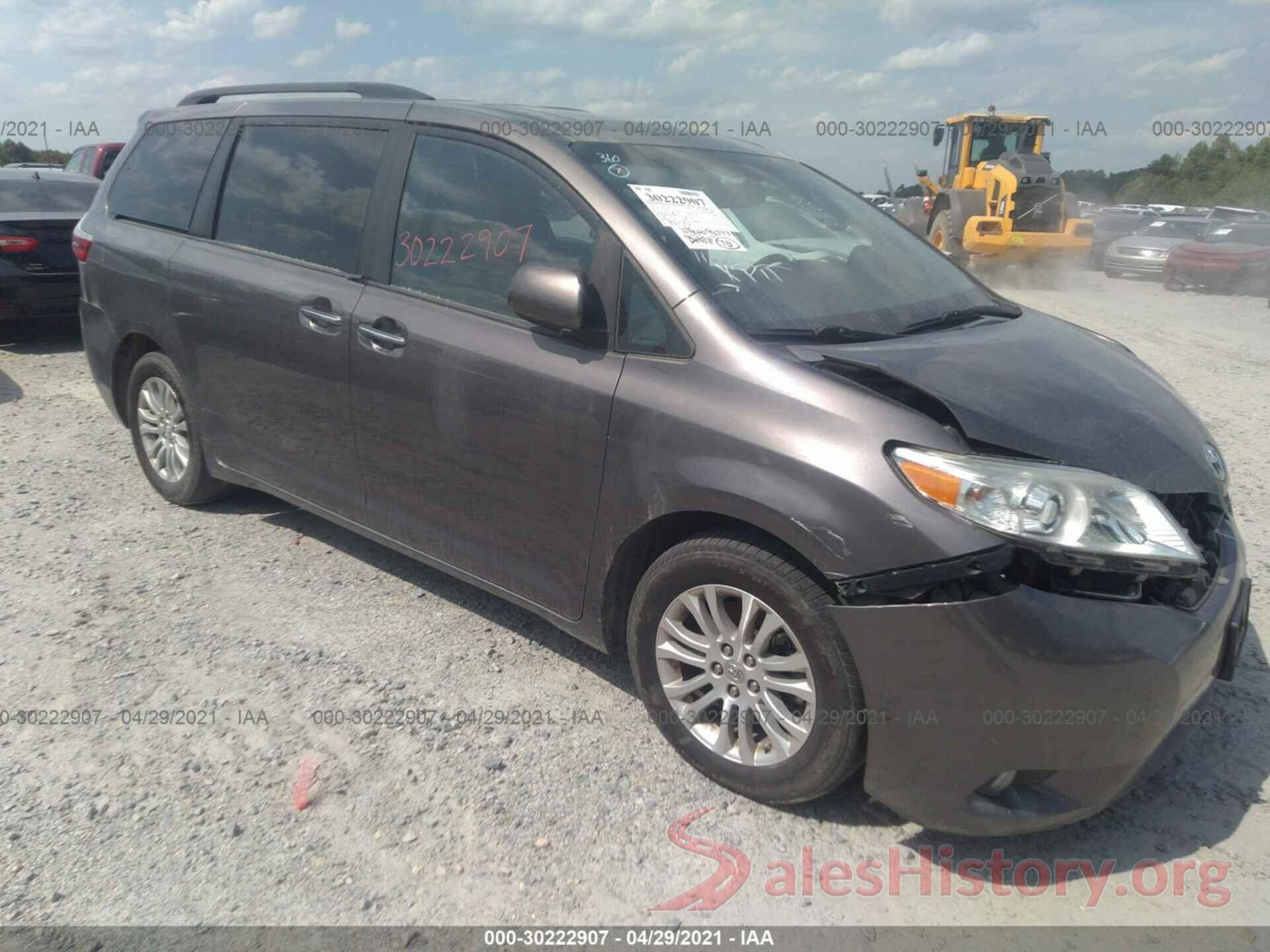 5TDYK3DC2GS703710 2016 TOYOTA SIENNA