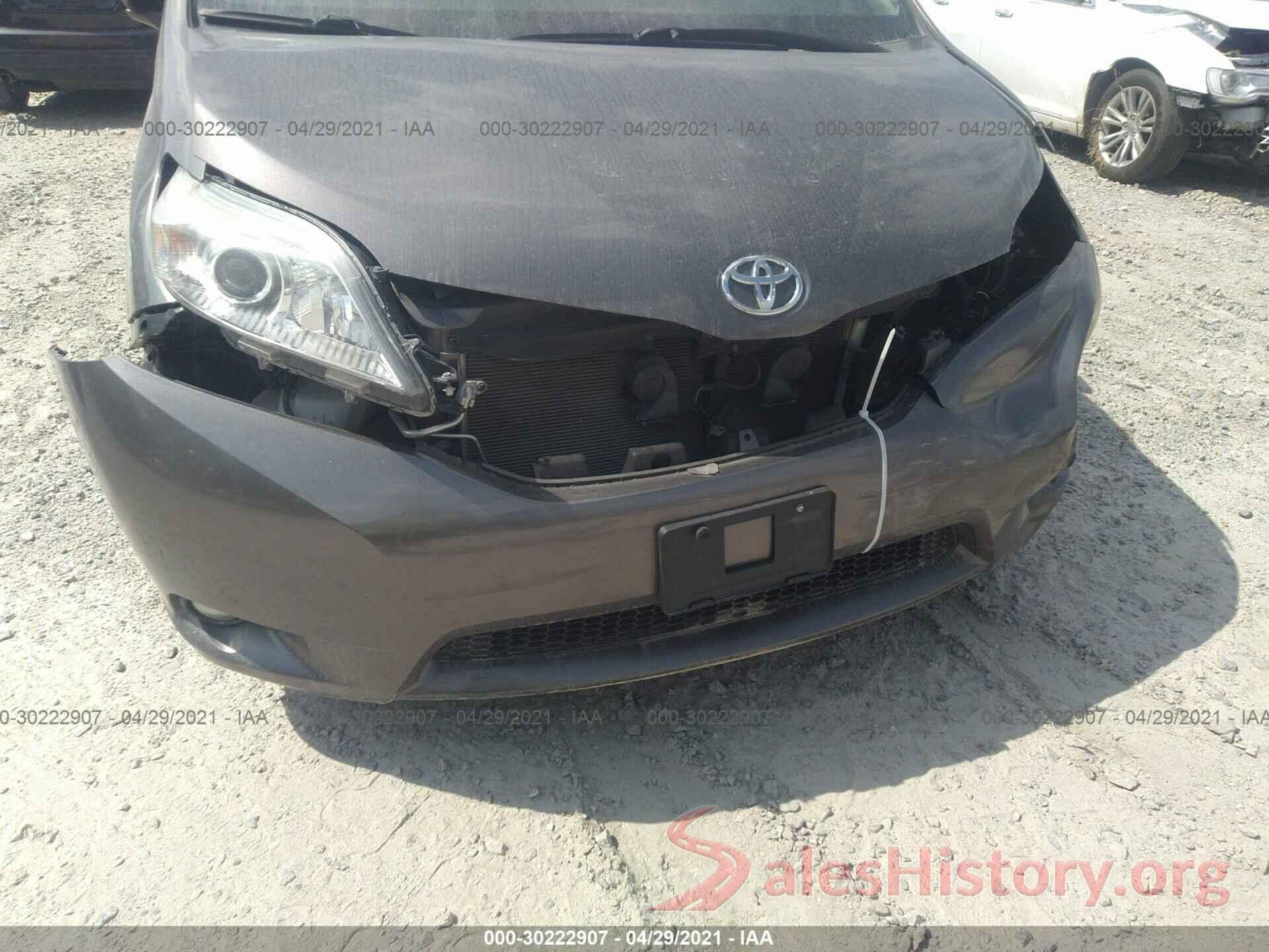 5TDYK3DC2GS703710 2016 TOYOTA SIENNA