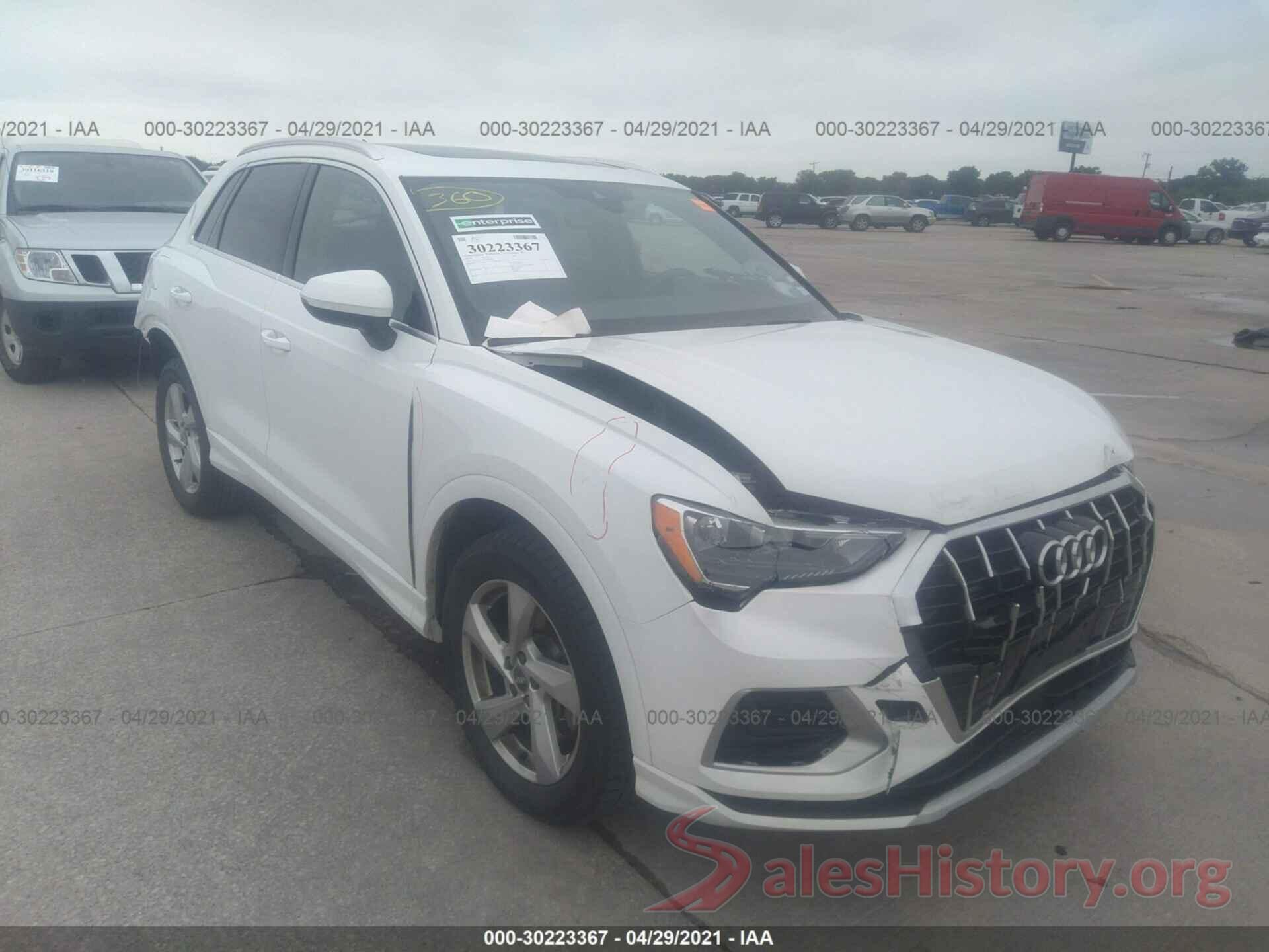 WA1AECF34L1032841 2020 AUDI Q3