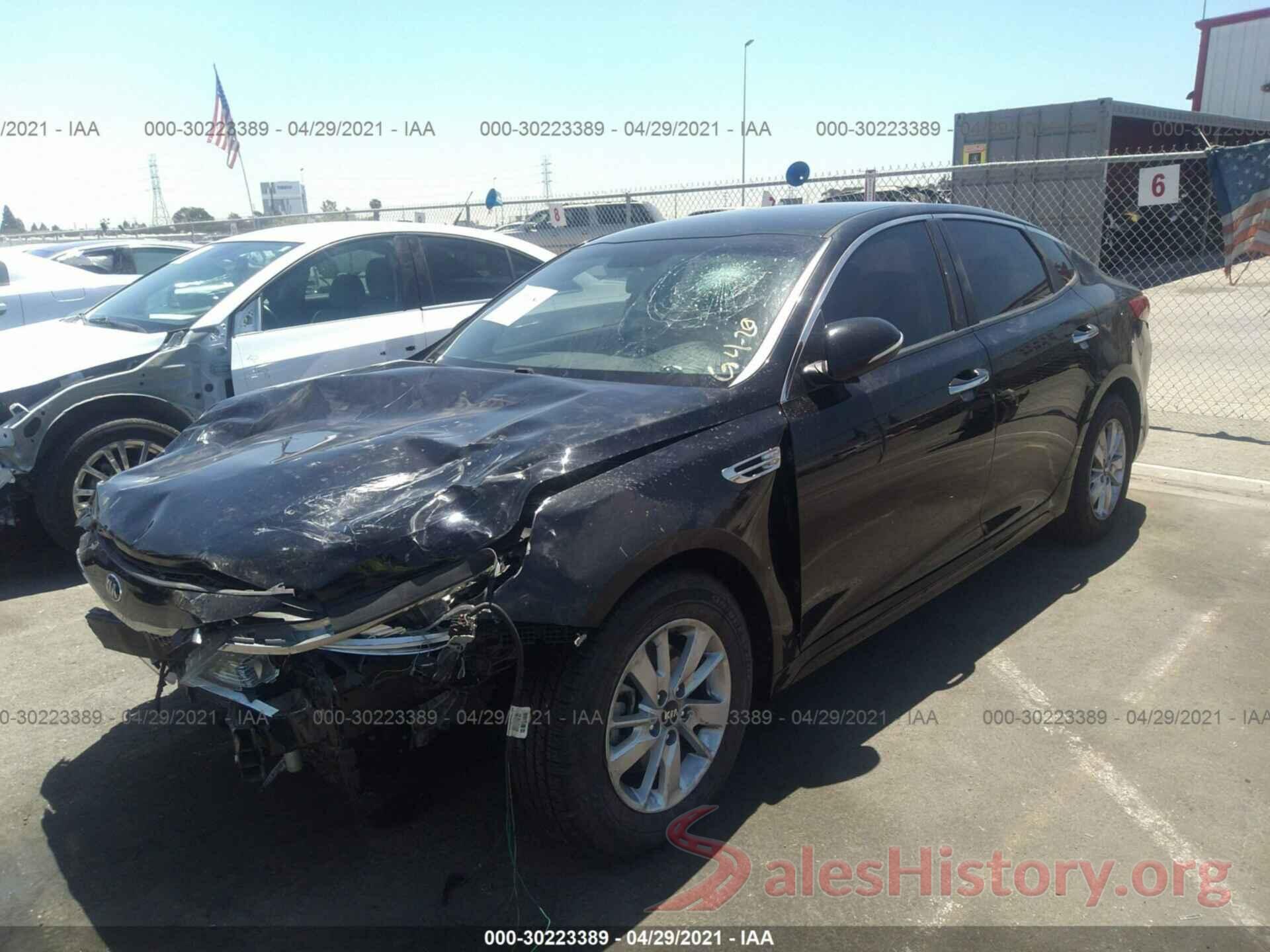 5XXGT4L31GG042561 2016 KIA OPTIMA