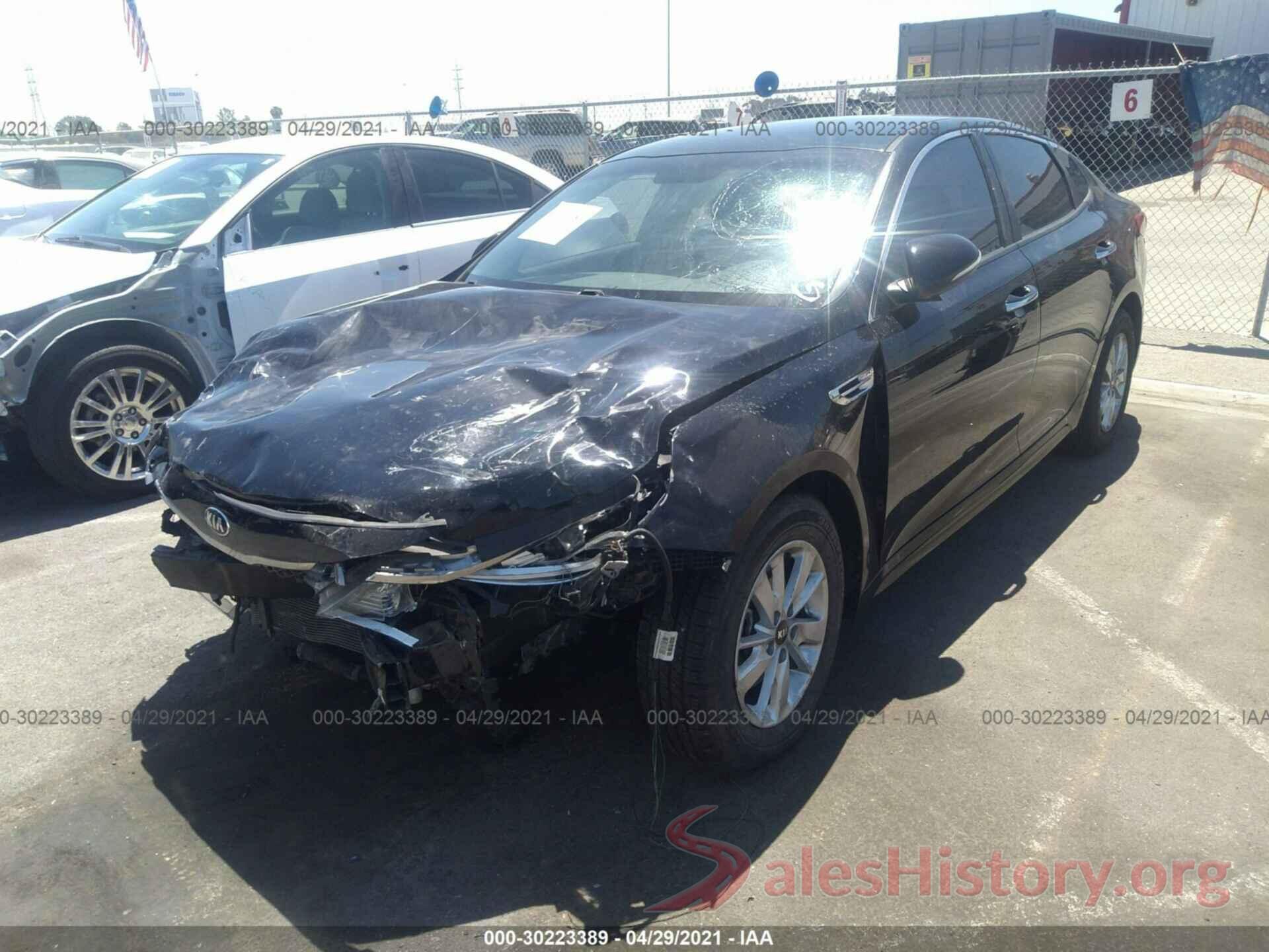 5XXGT4L31GG042561 2016 KIA OPTIMA