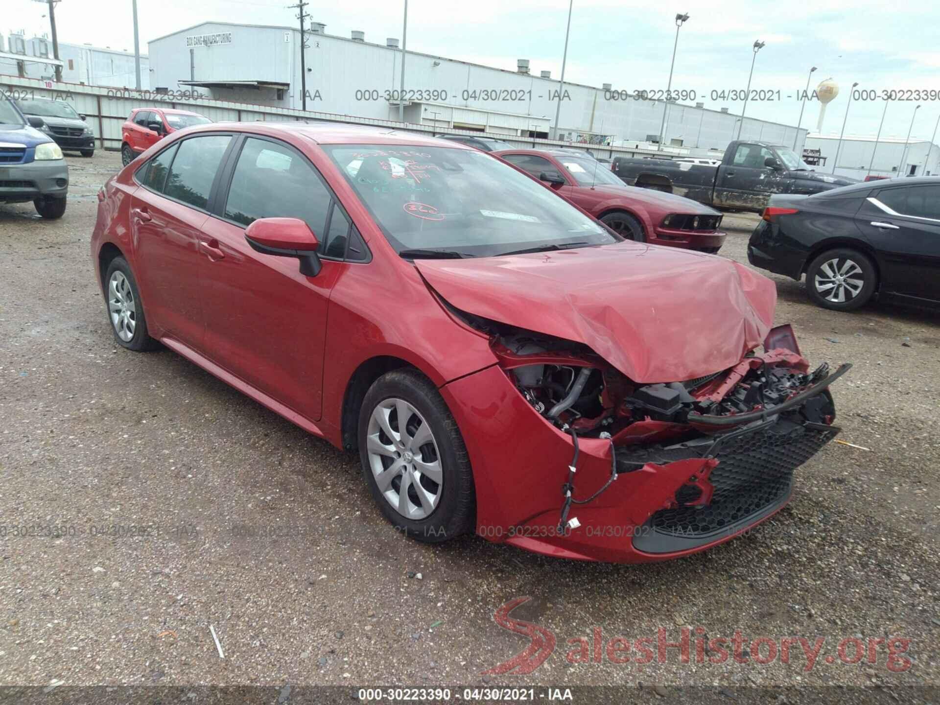 5YFEPRAE7LP064143 2020 TOYOTA COROLLA