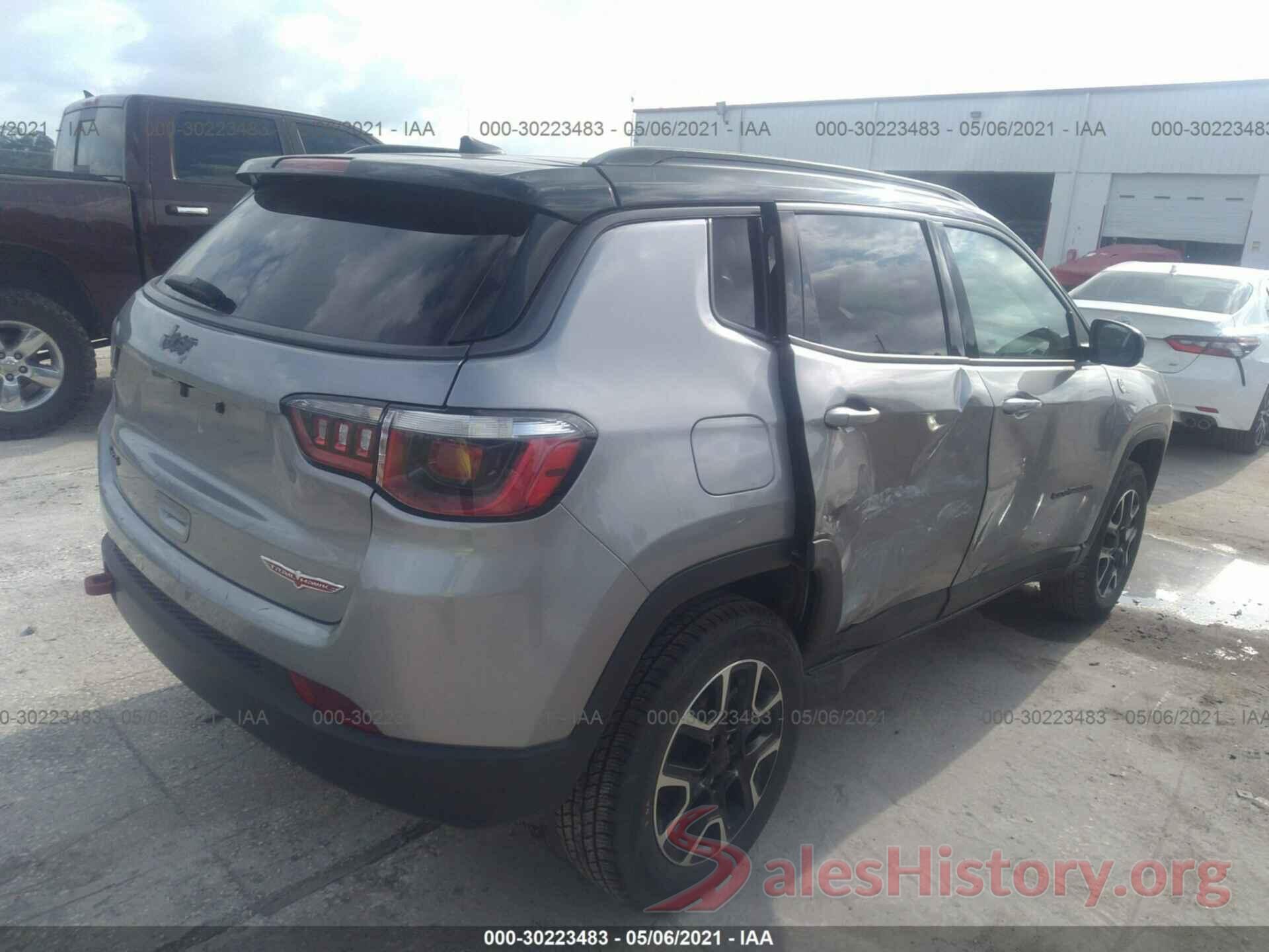 3C4NJDDB5LT163126 2020 JEEP COMPASS