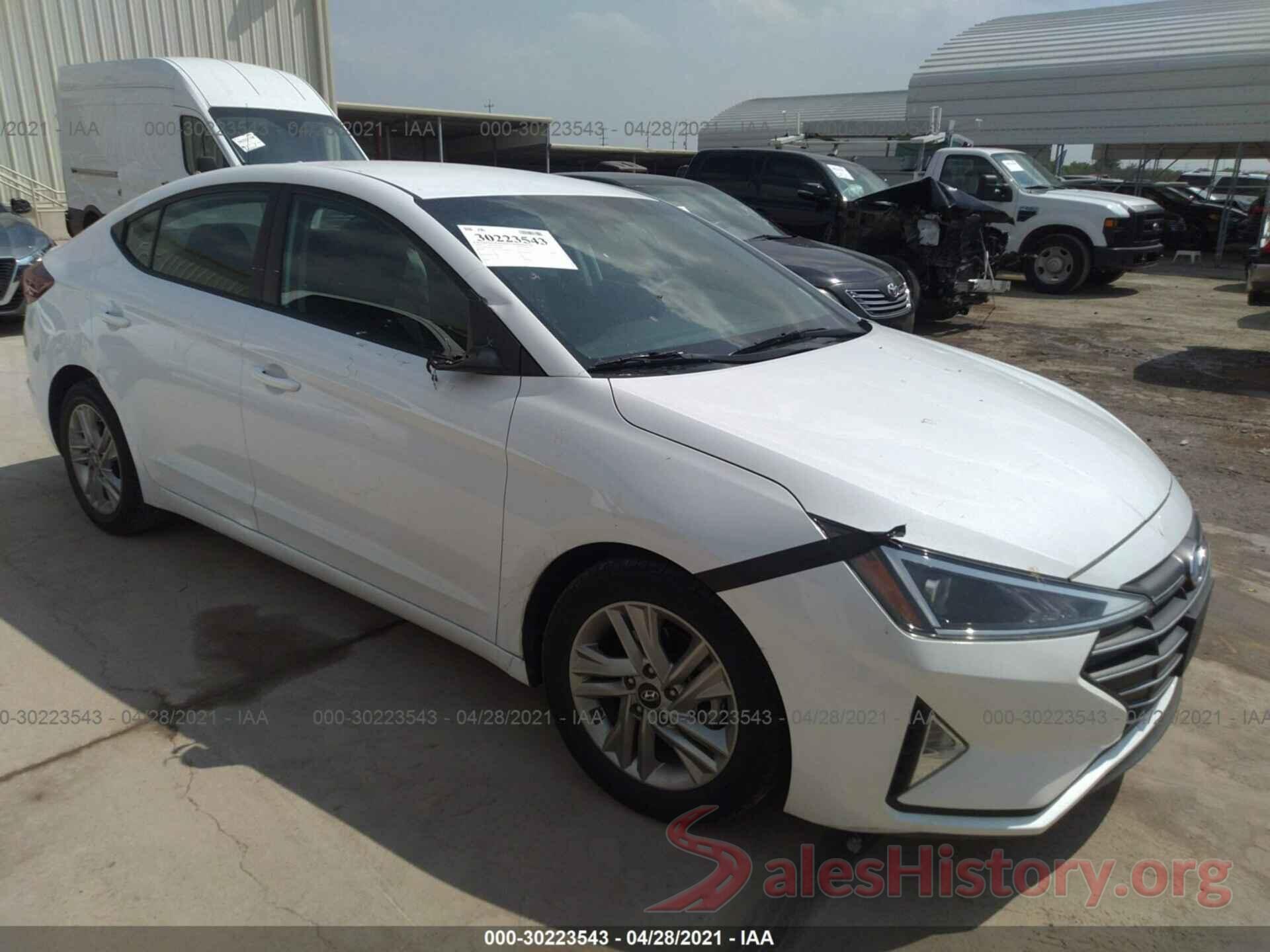 5NPD84LF5LH529291 2020 HYUNDAI ELANTRA