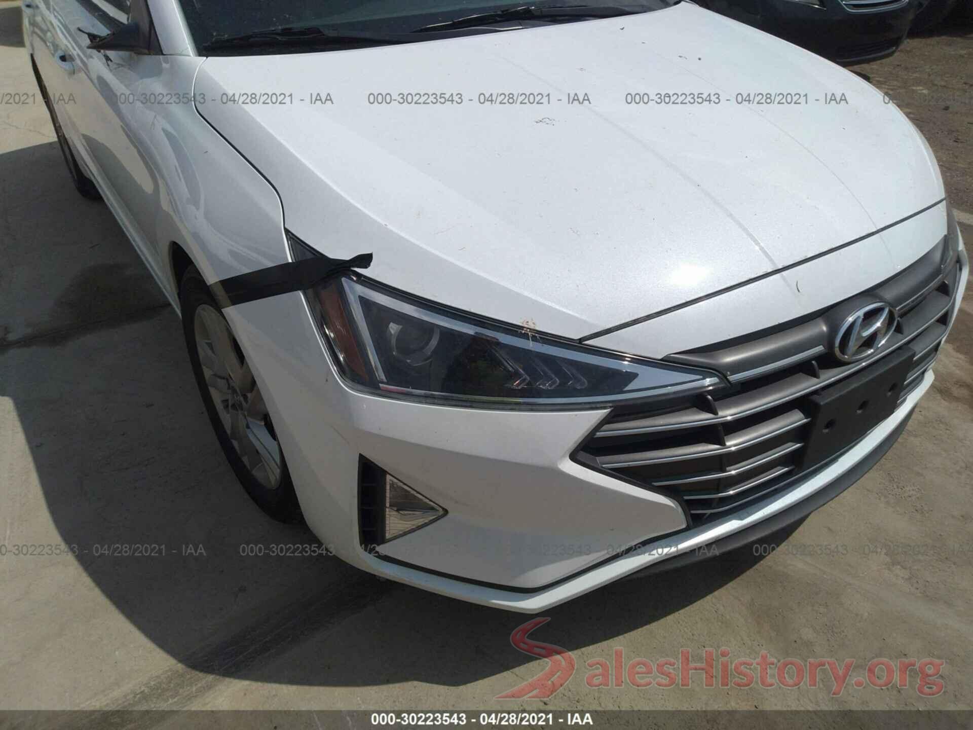 5NPD84LF5LH529291 2020 HYUNDAI ELANTRA