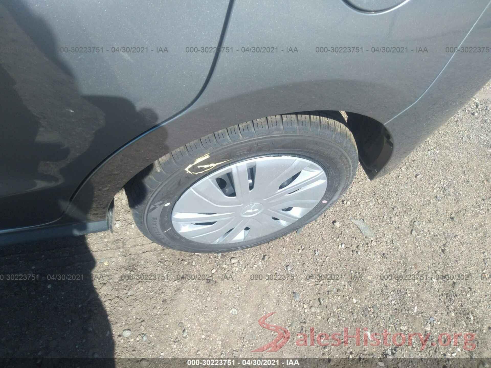 ML32AUHJ1MH006166 2021 MITSUBISHI MIRAGE