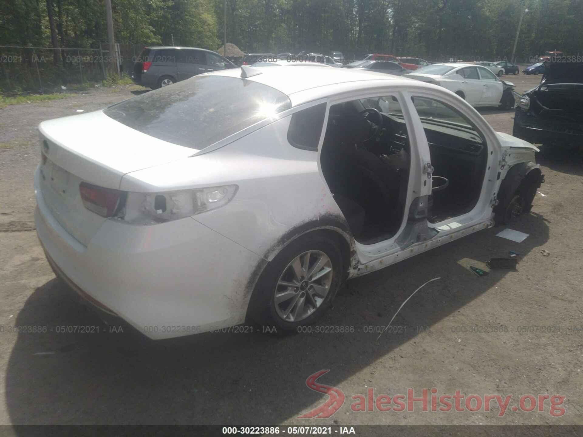 KNAGT4L36G5099453 2016 KIA OPTIMA