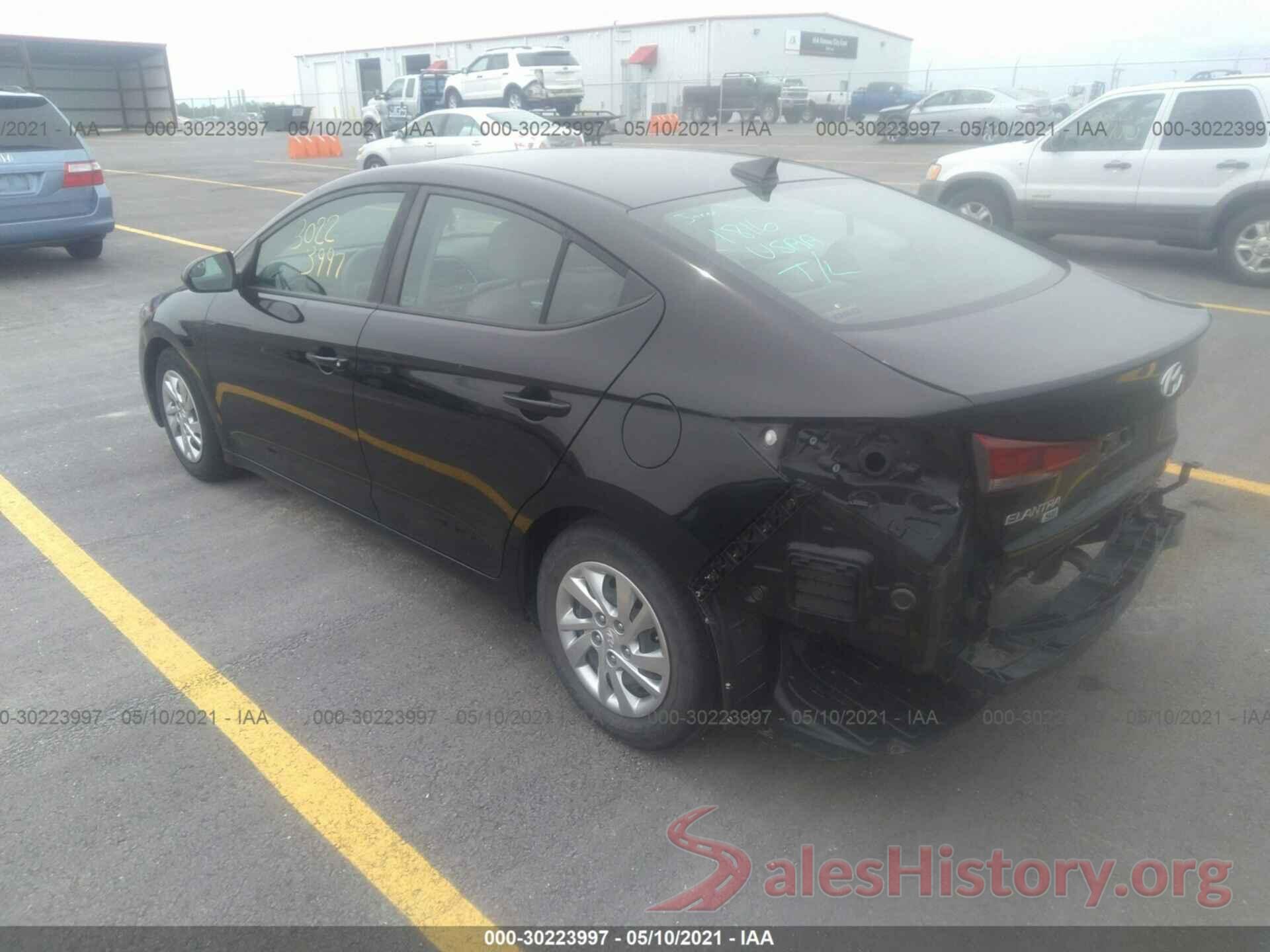 KMHD74LF2HU422193 2017 HYUNDAI ELANTRA