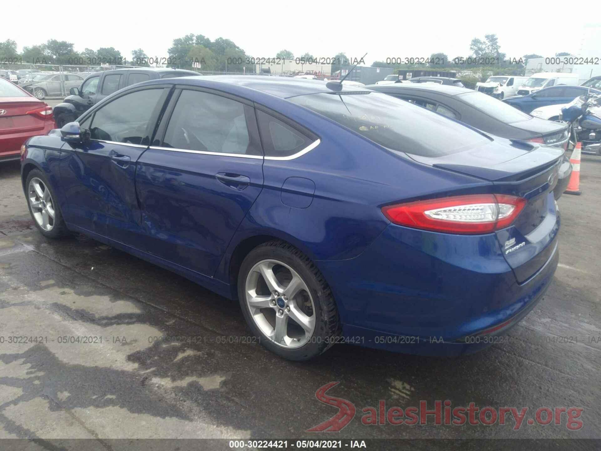 3FA6P0HD7GR221706 2016 FORD FUSION