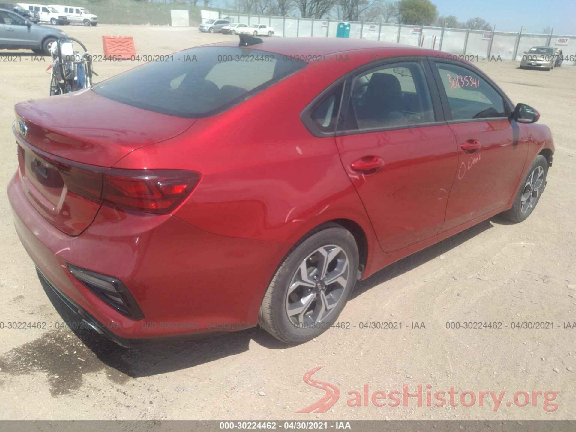 3KPF24AD4KE037009 2019 KIA FORTE