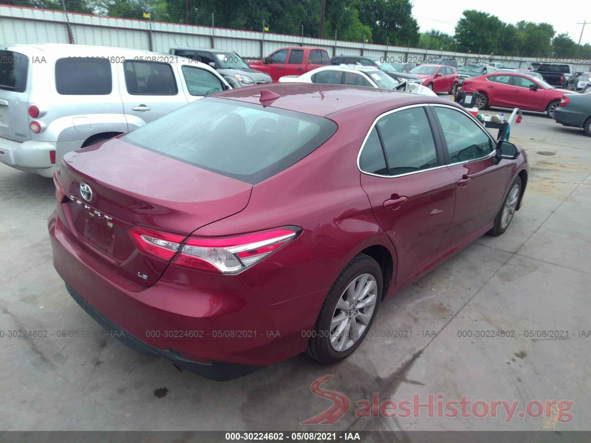 4T1B11HK9KU695474 2019 TOYOTA CAMRY