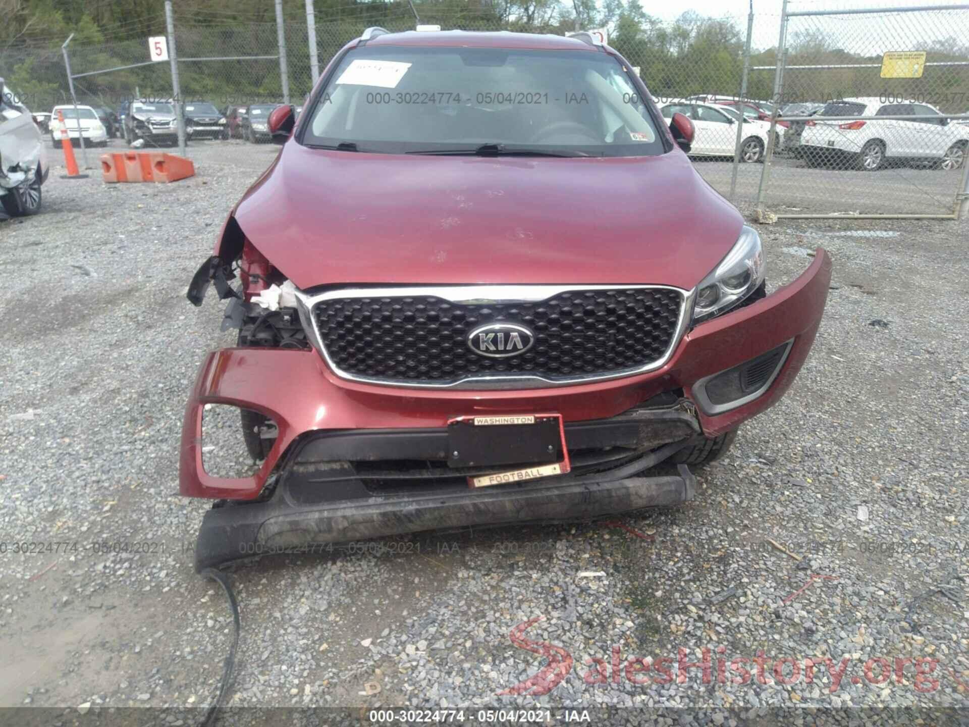 5XYPG4A37GG169740 2016 KIA SORENTO