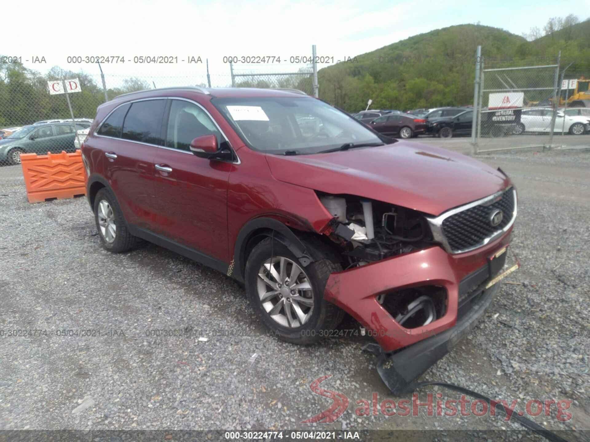 5XYPG4A37GG169740 2016 KIA SORENTO