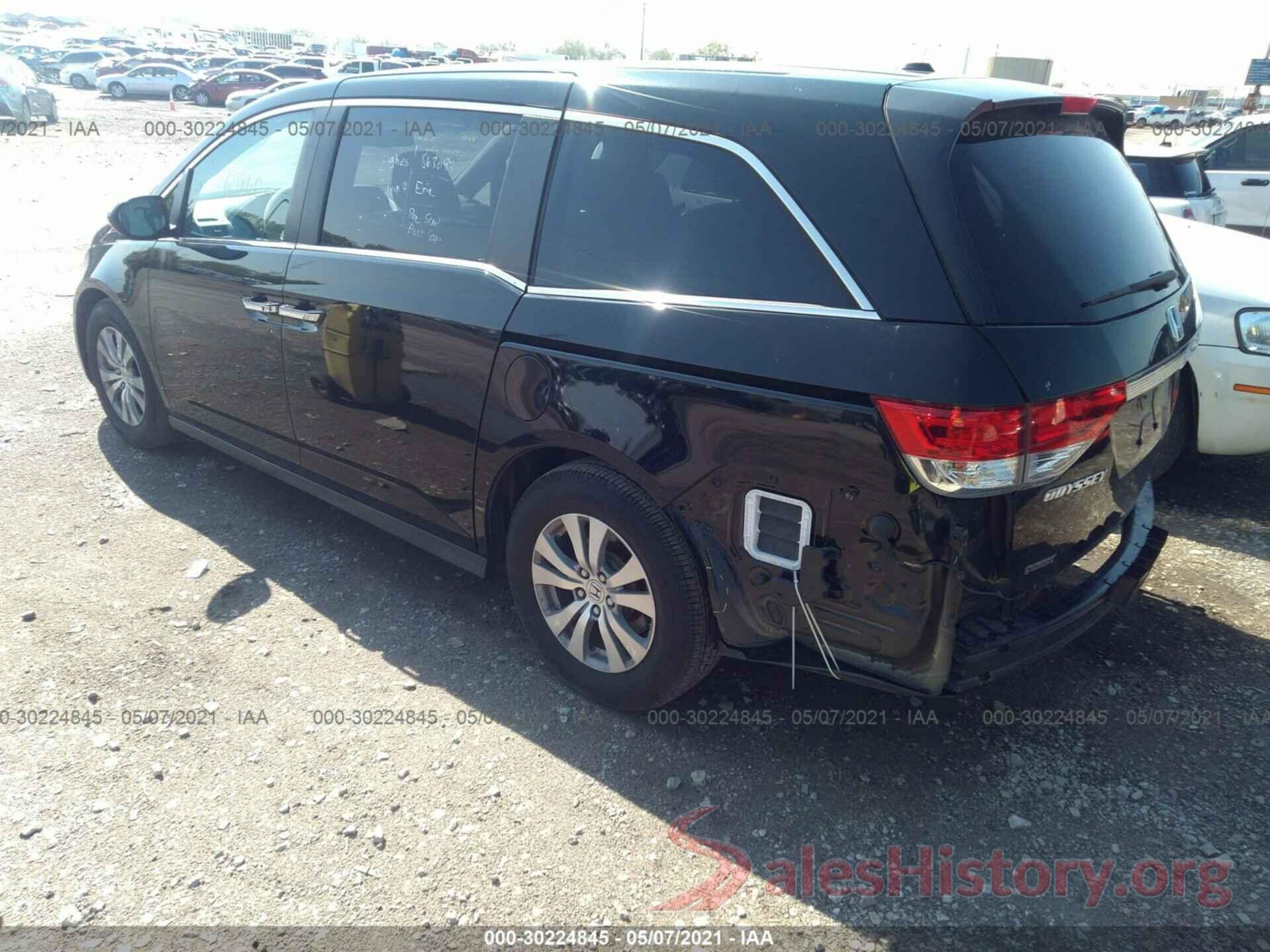 5FNRL5H67HB012129 2017 HONDA ODYSSEY