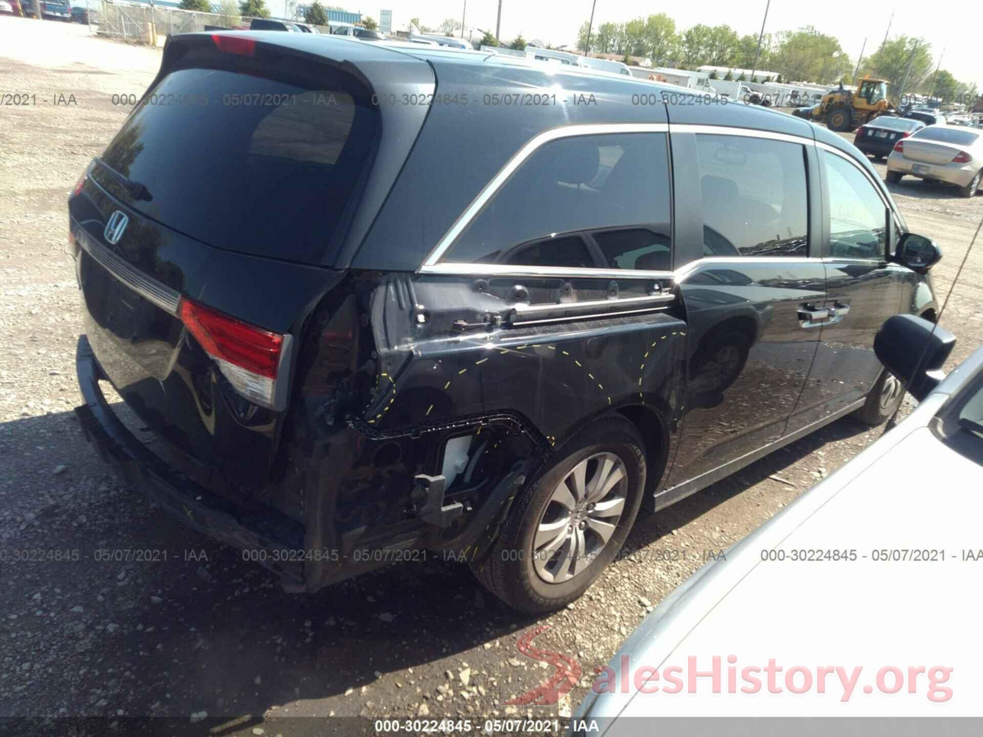 5FNRL5H67HB012129 2017 HONDA ODYSSEY