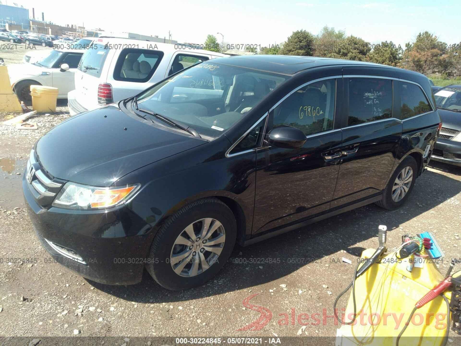 5FNRL5H67HB012129 2017 HONDA ODYSSEY