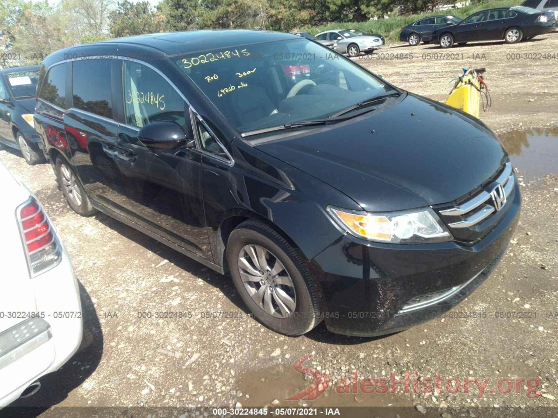 5FNRL5H67HB012129 2017 HONDA ODYSSEY