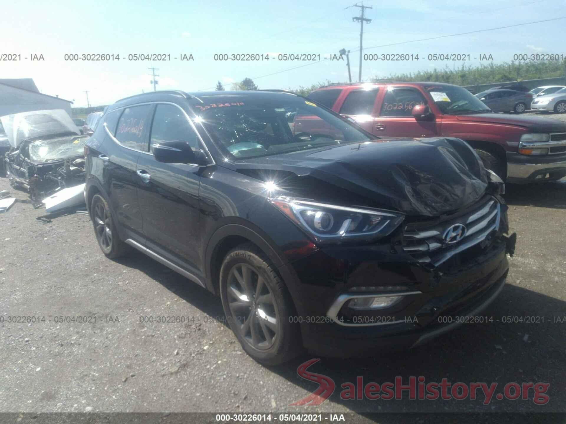 5XYZWDLAXJG537231 2018 HYUNDAI SANTA FE SPORT