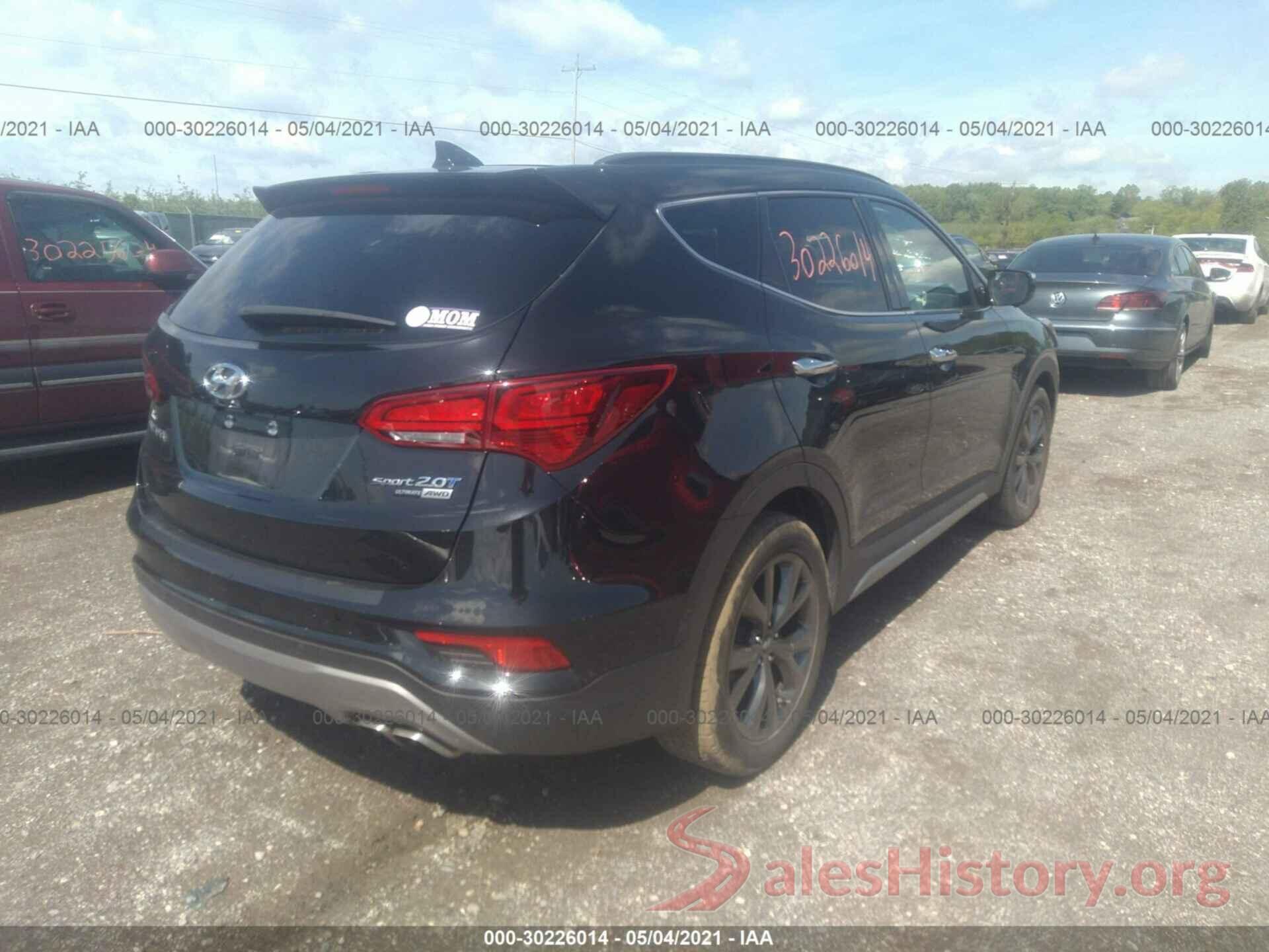 5XYZWDLAXJG537231 2018 HYUNDAI SANTA FE SPORT