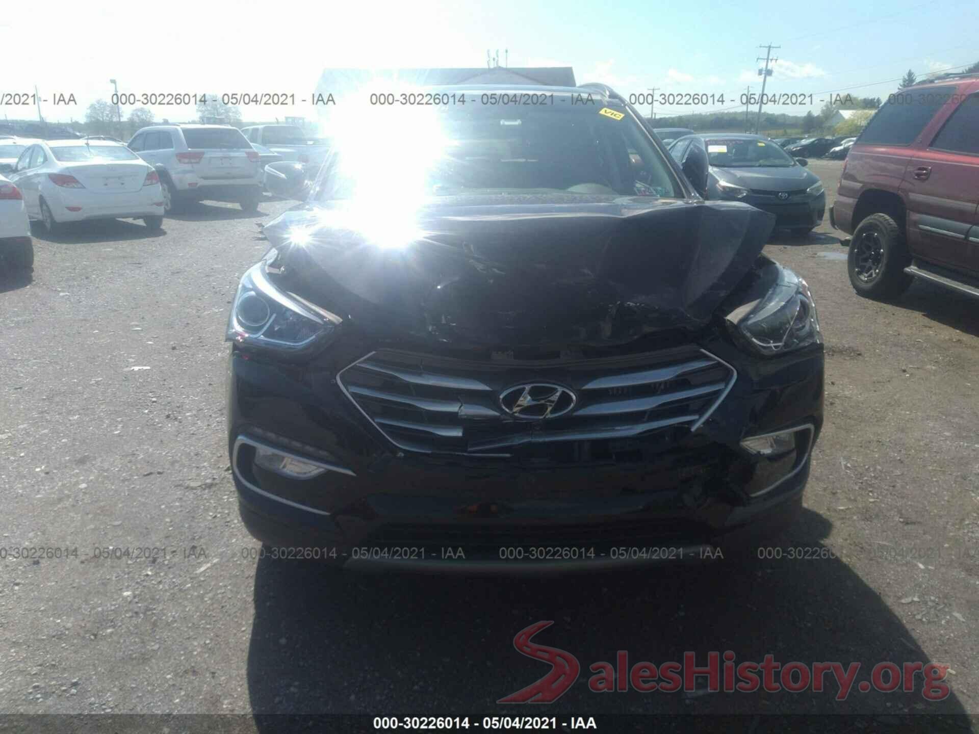 5XYZWDLAXJG537231 2018 HYUNDAI SANTA FE SPORT