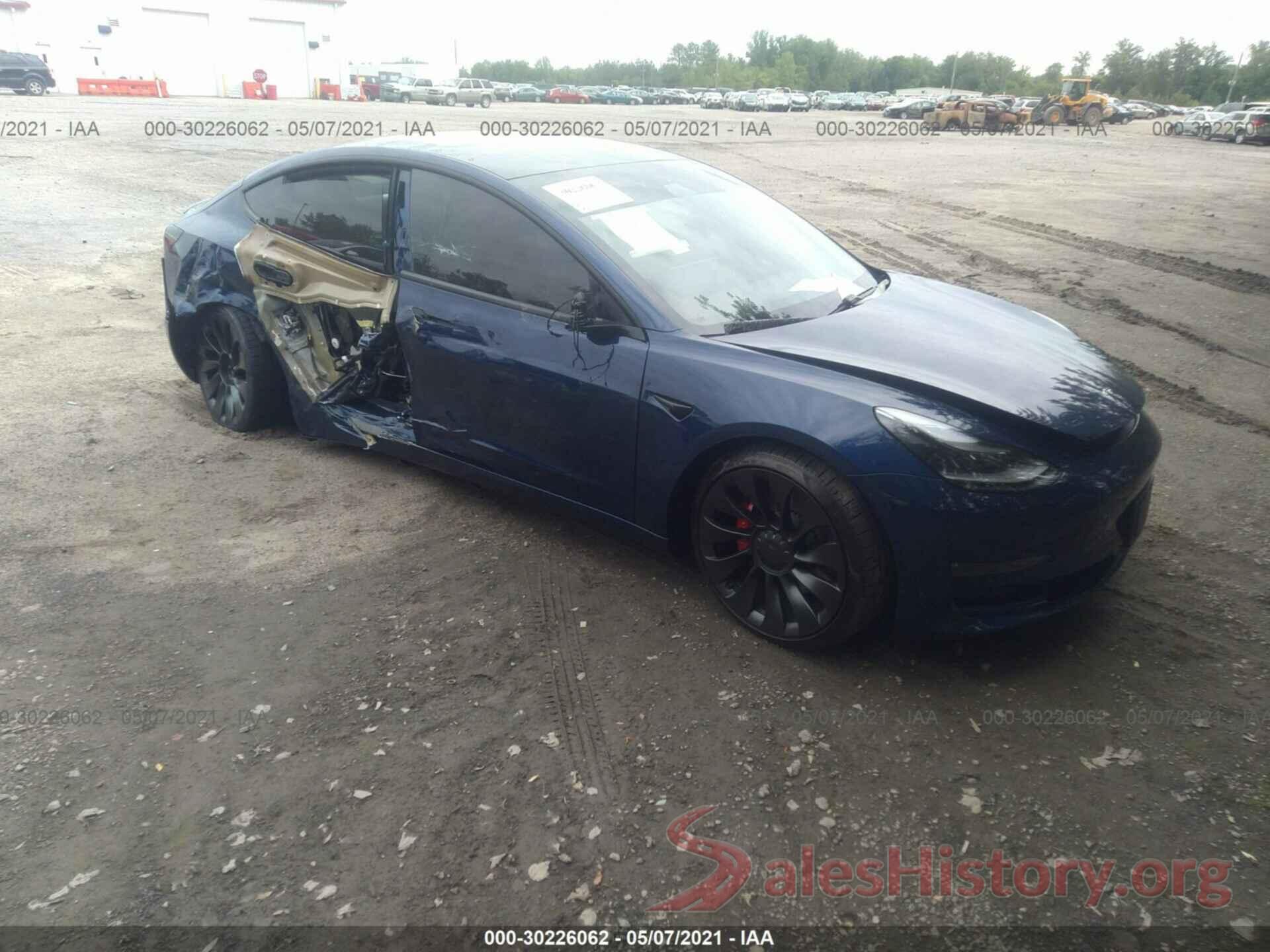 5YJ3E1EC3MF914631 2021 TESLA MODEL 3