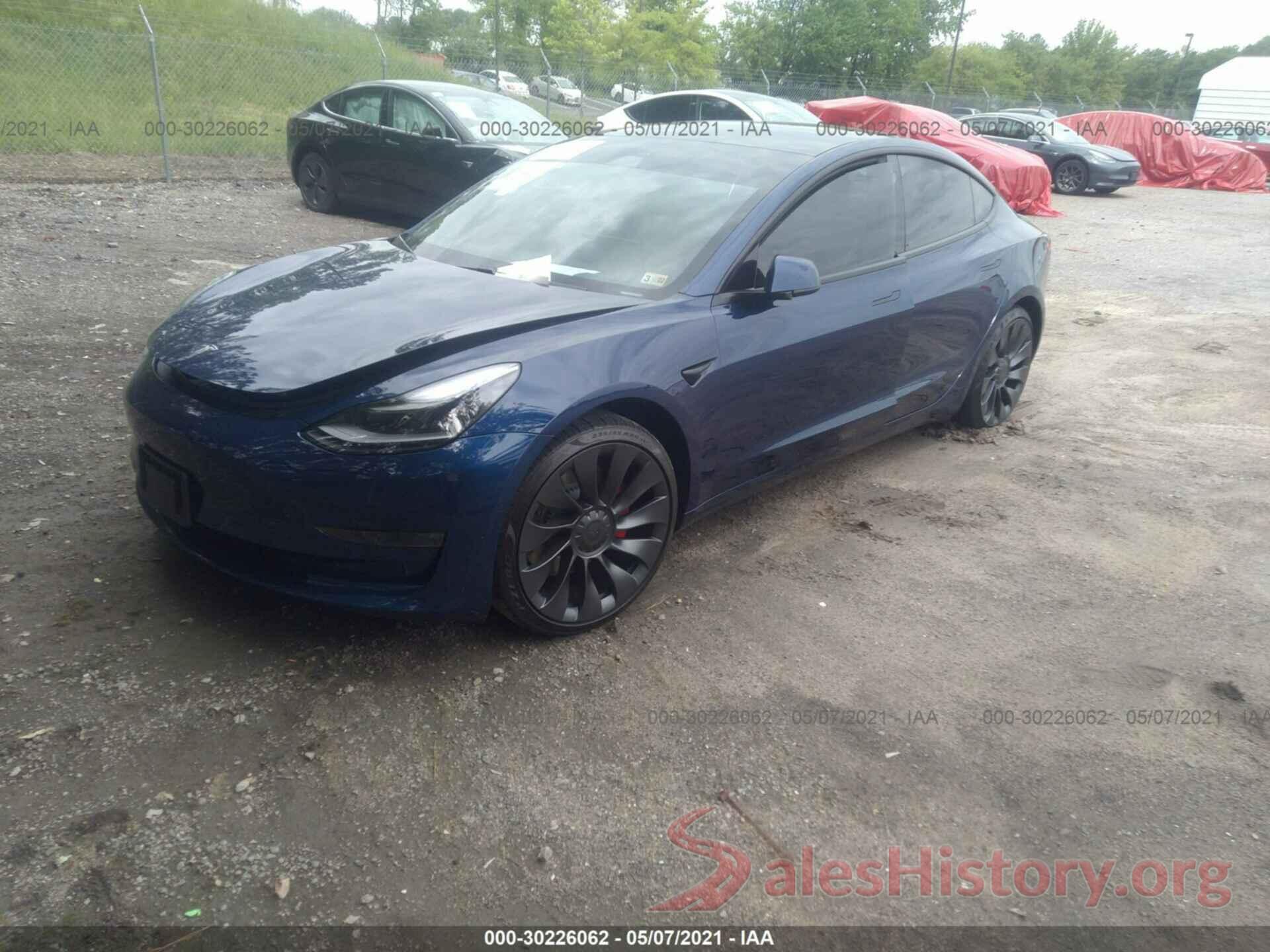 5YJ3E1EC3MF914631 2021 TESLA MODEL 3