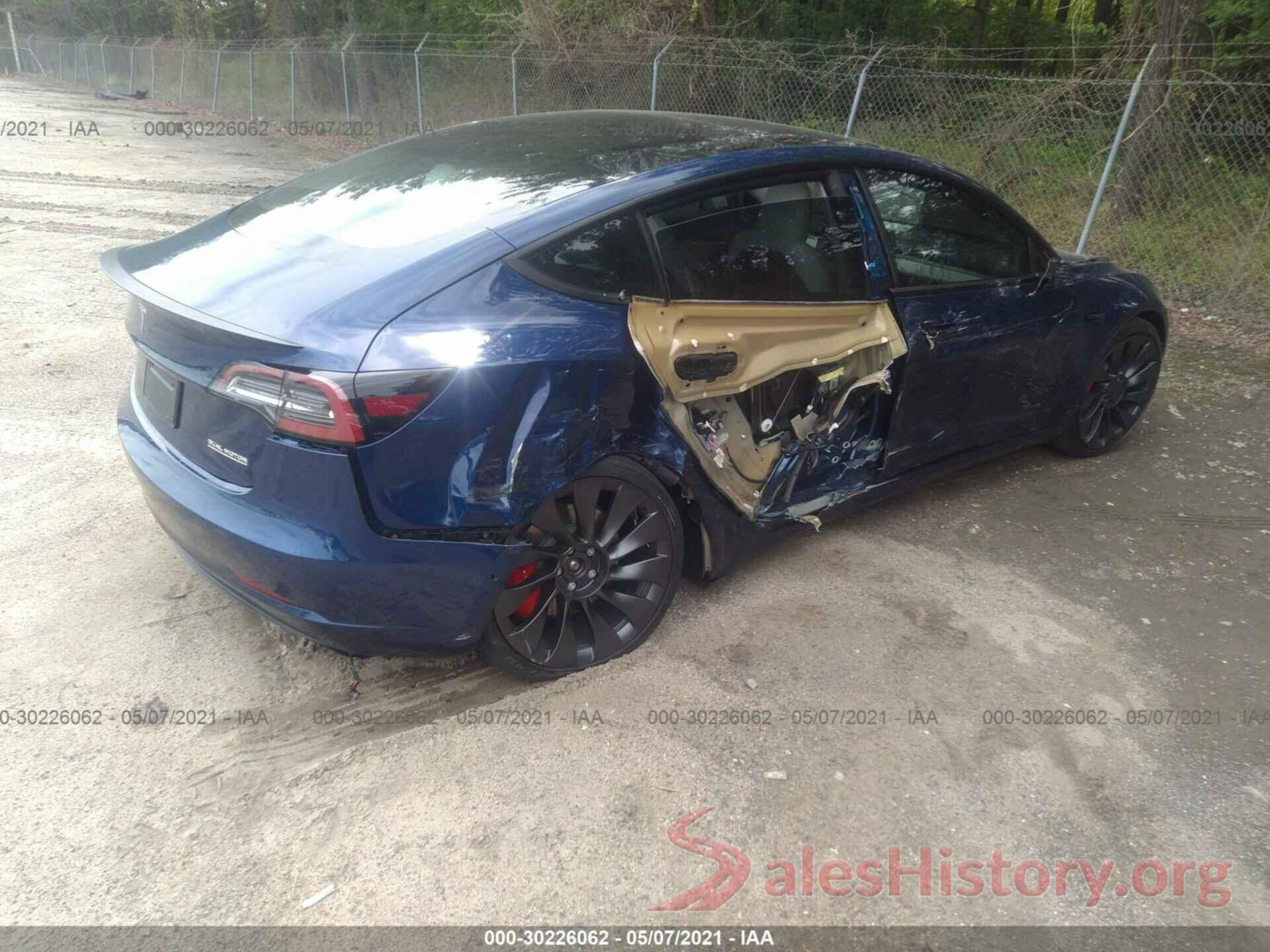 5YJ3E1EC3MF914631 2021 TESLA MODEL 3