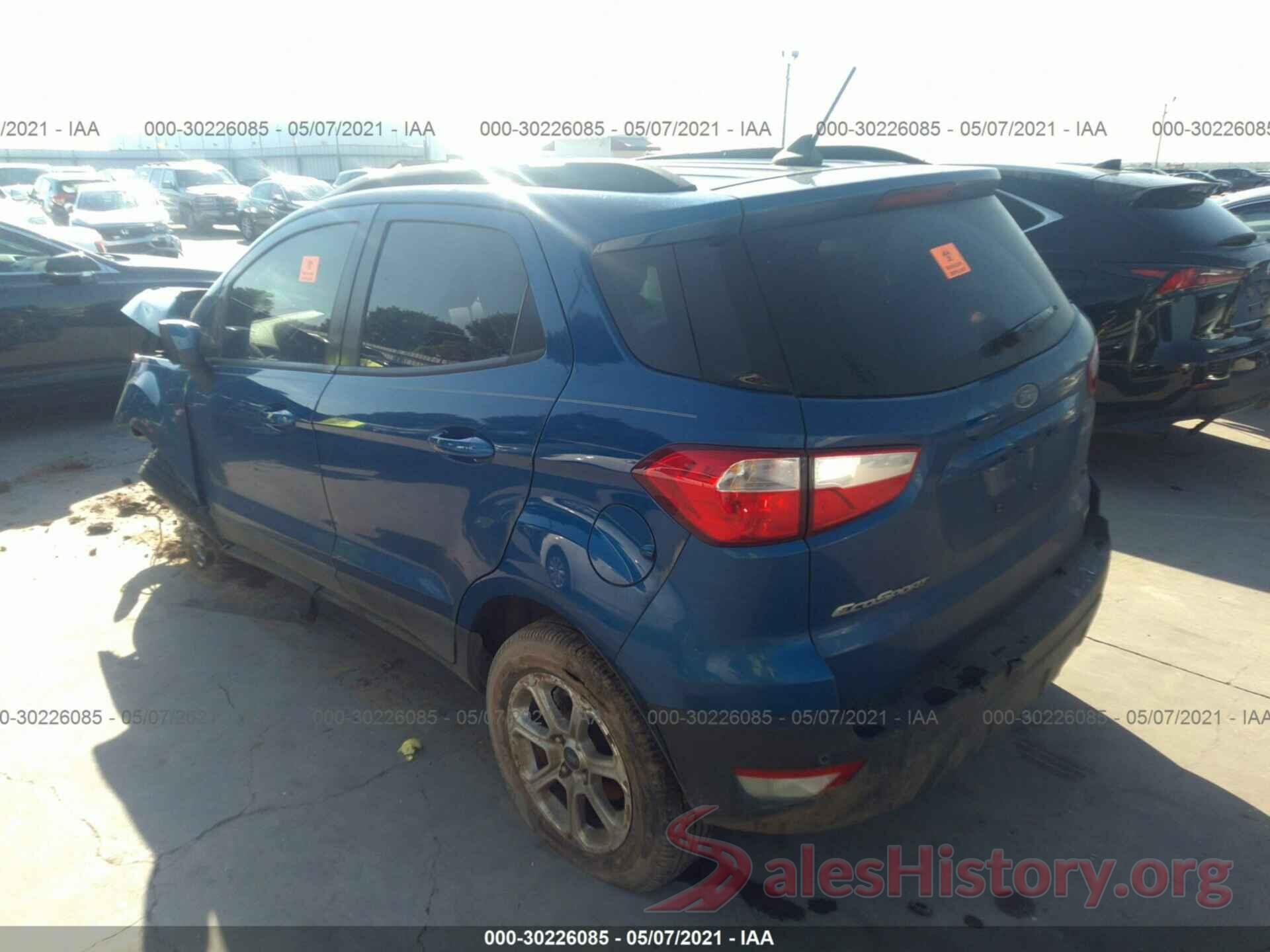 MAJ3S2GEXKC273491 2019 FORD ECOSPORT