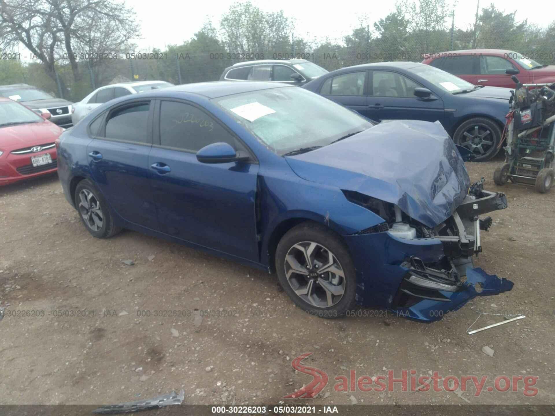 3KPF24AD1LE202208 2020 KIA FORTE