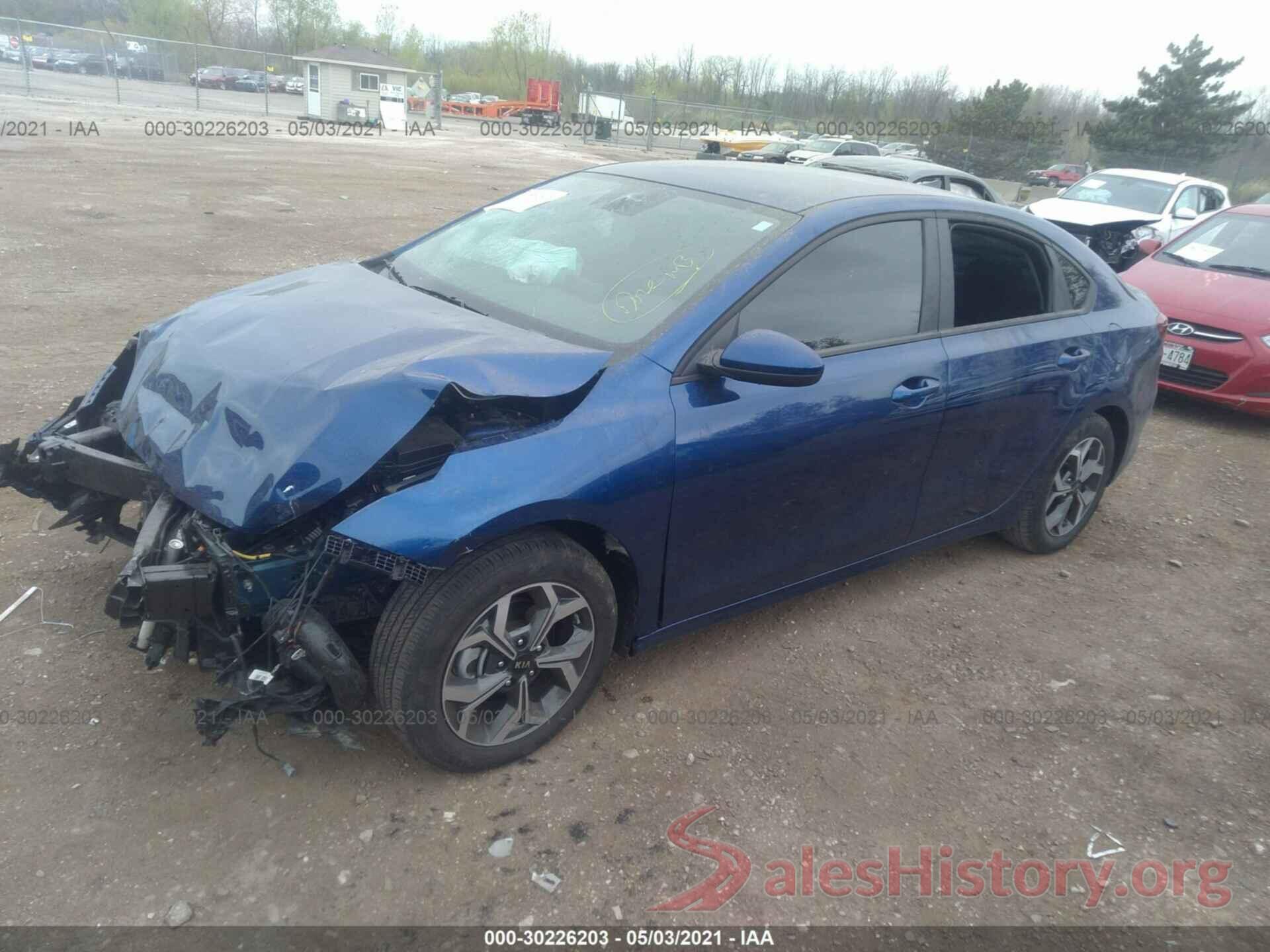 3KPF24AD1LE202208 2020 KIA FORTE