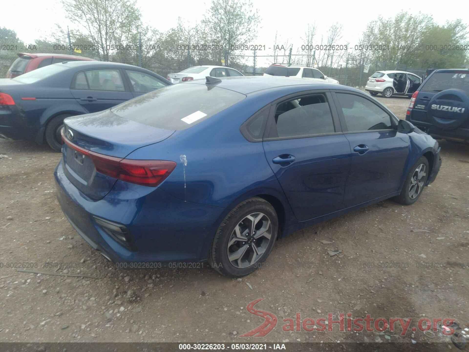 3KPF24AD1LE202208 2020 KIA FORTE