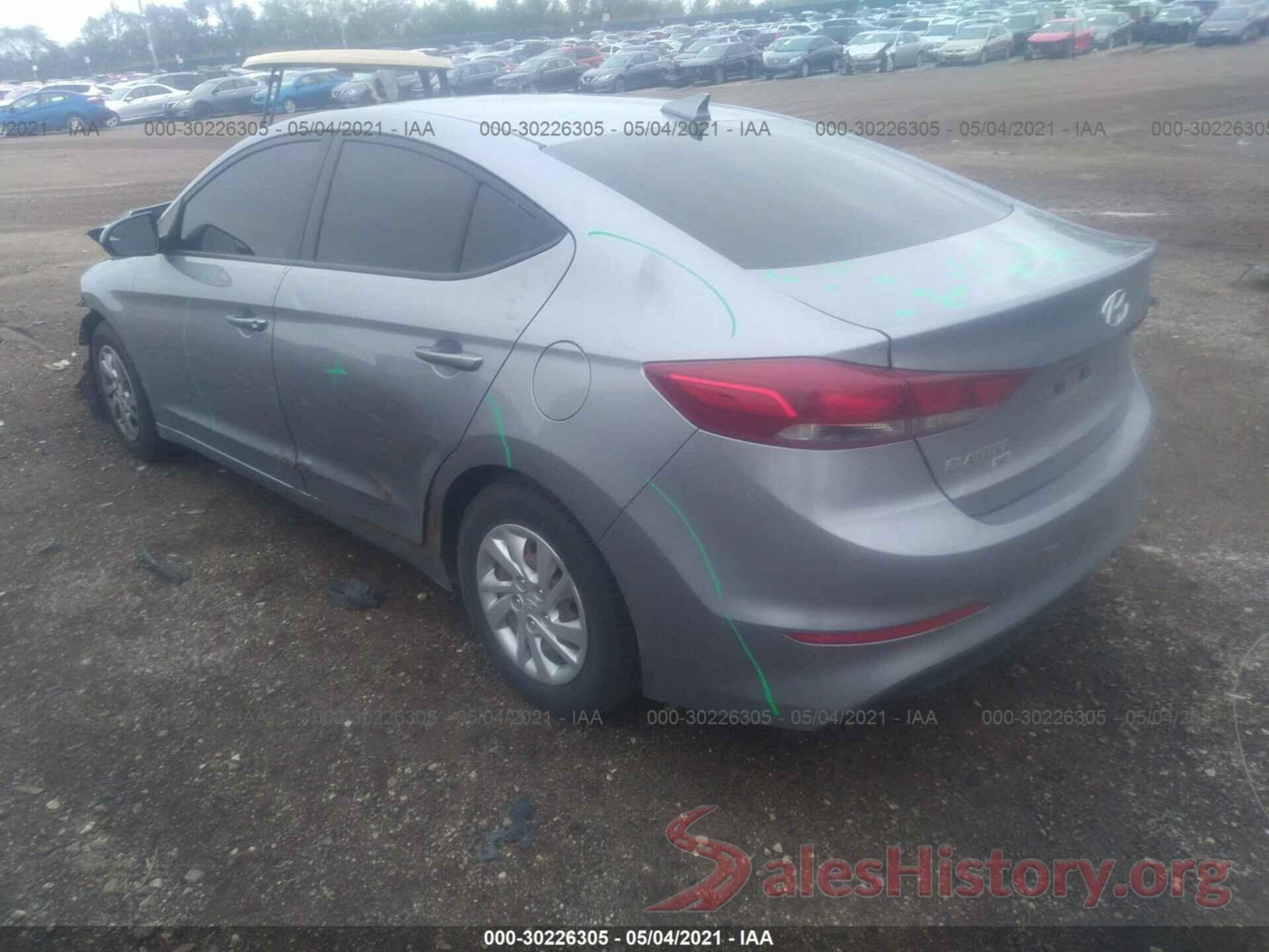 5NPD74LF1HH127326 2017 HYUNDAI ELANTRA