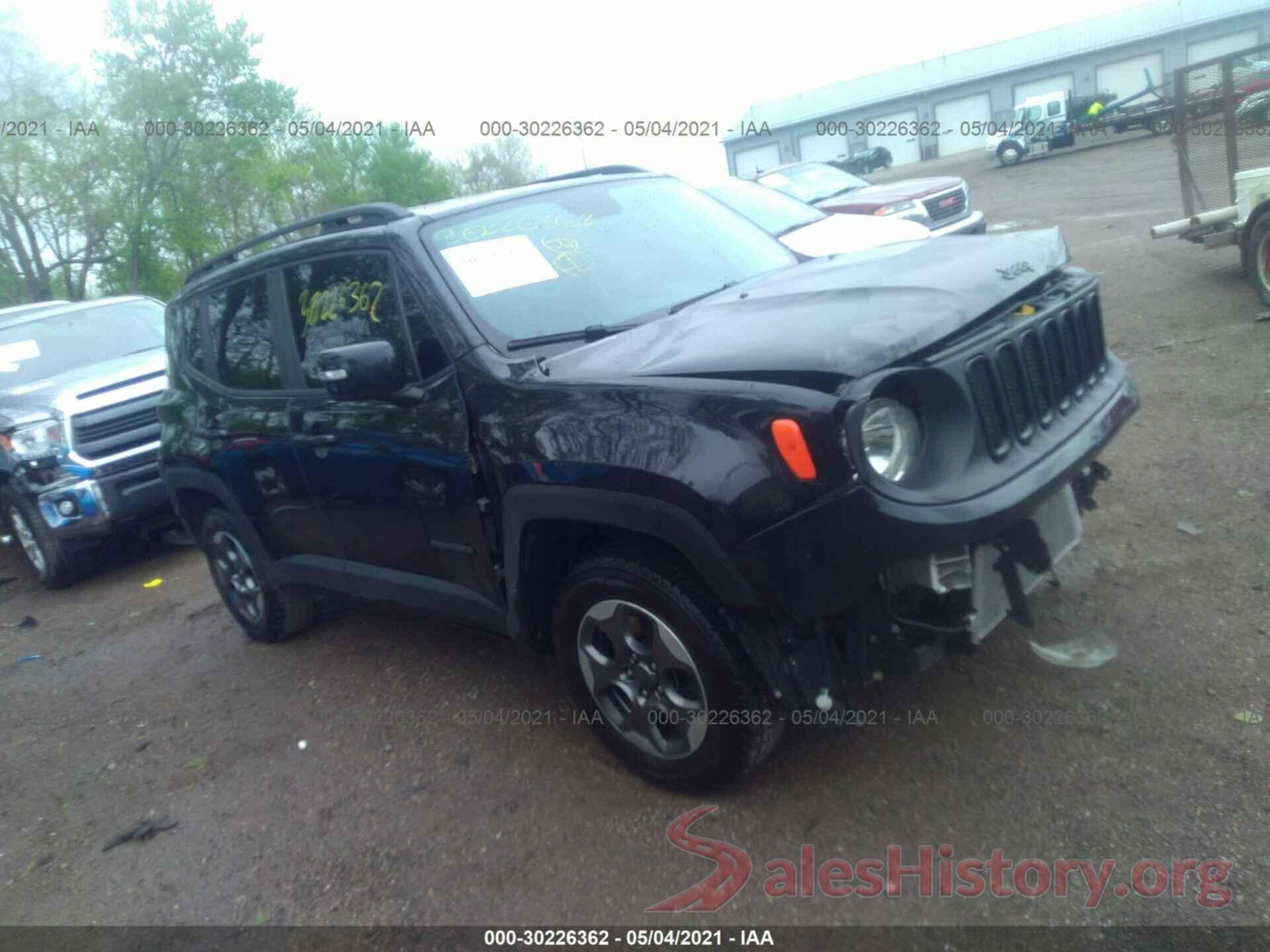 ZACCJBBT6GPD76770 2016 JEEP RENEGADE