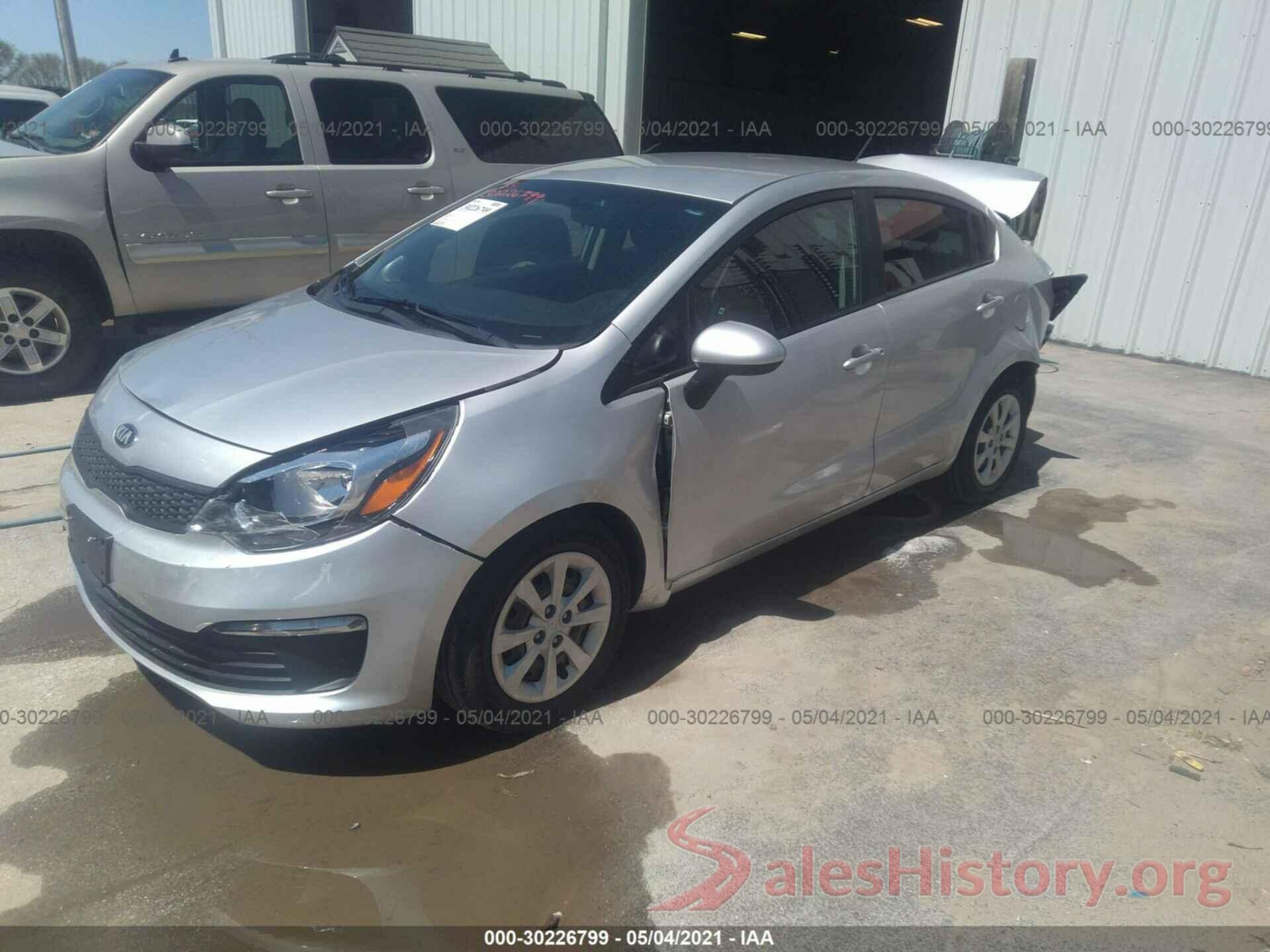 KNADM4A33G6621940 2016 KIA RIO