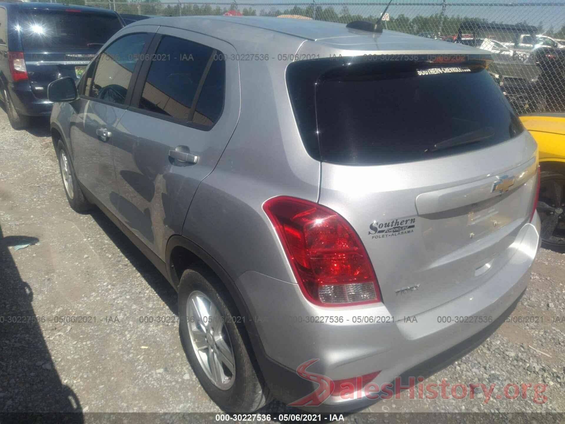 3GNCJKSB4KL390814 2019 CHEVROLET TRAX