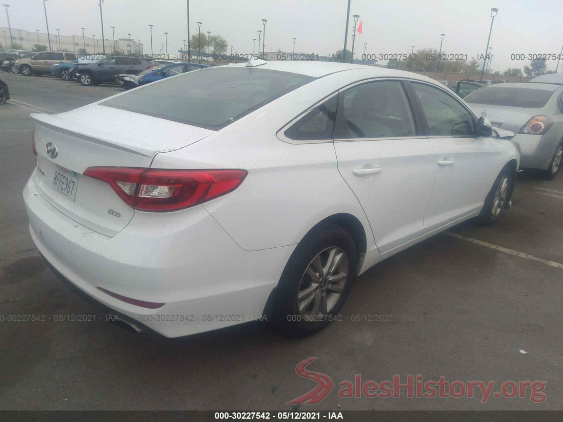 5NPE24AA0GH408364 2016 HYUNDAI SONATA