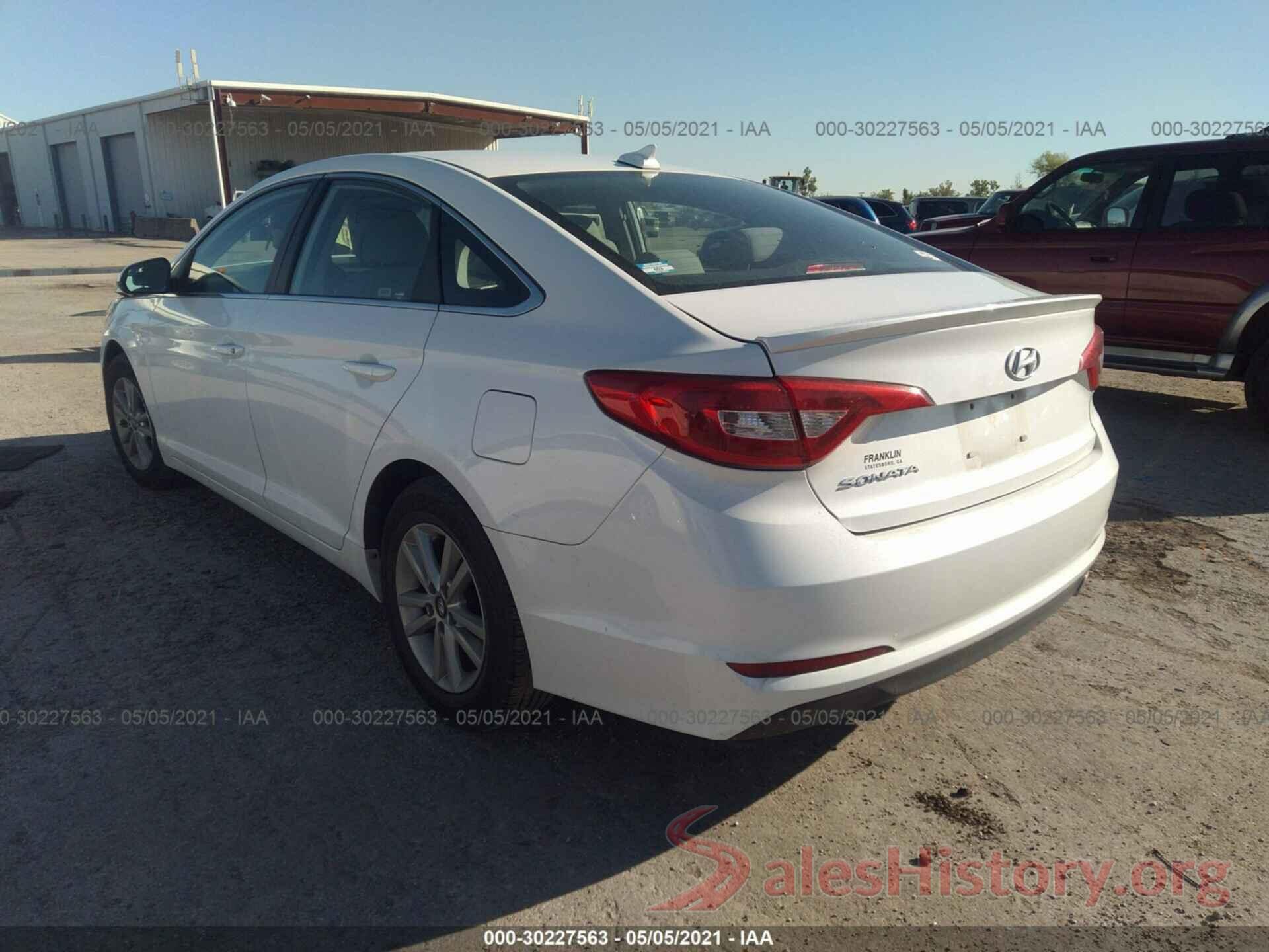 5NPE24AF6GH265738 2016 HYUNDAI SONATA