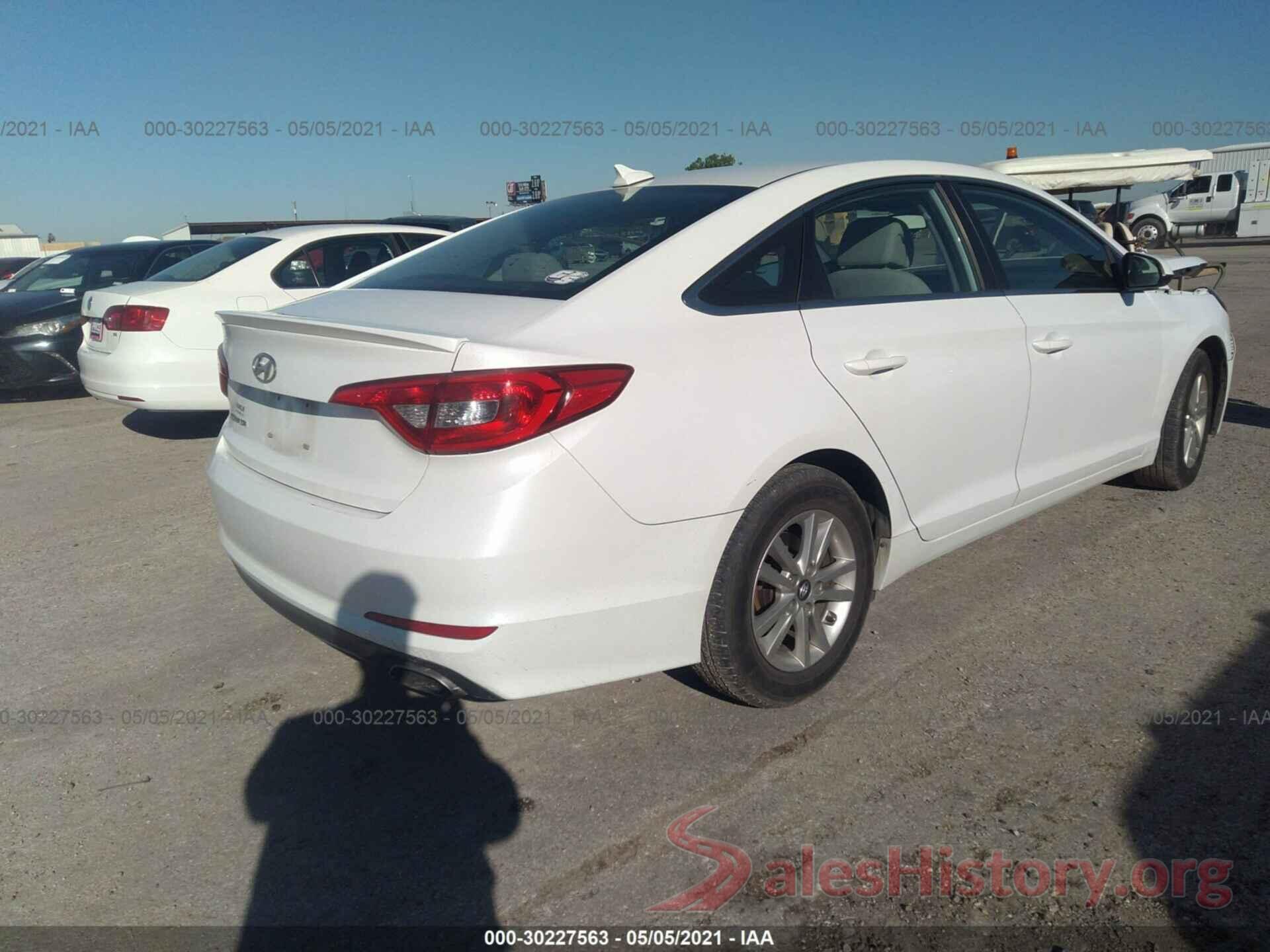 5NPE24AF6GH265738 2016 HYUNDAI SONATA