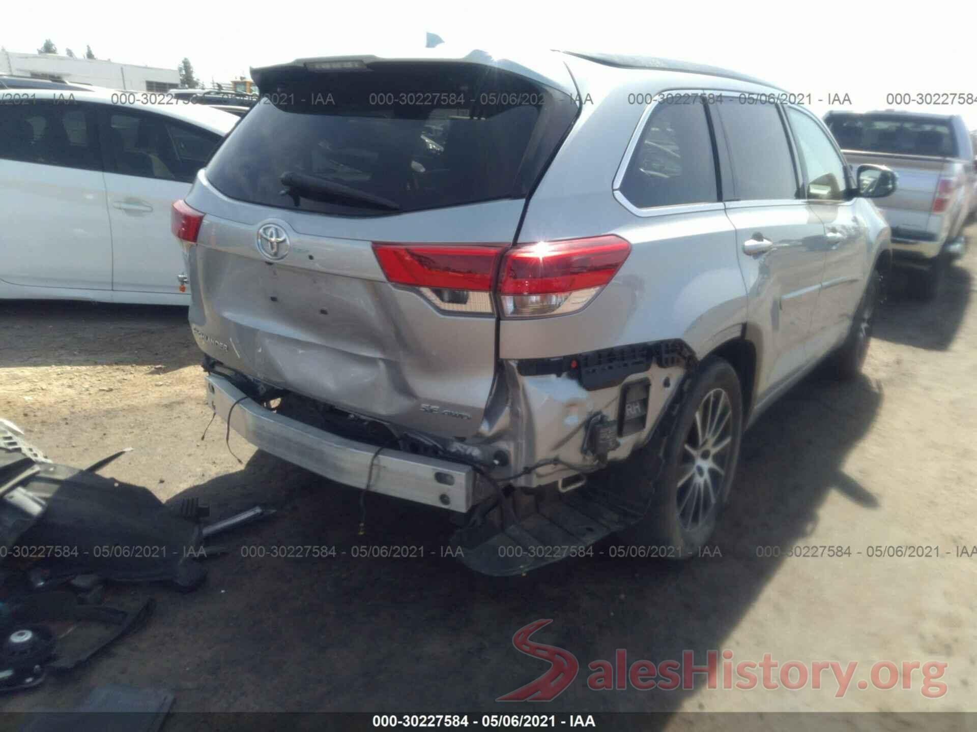 5TDJZRFH3HS515417 2017 TOYOTA HIGHLANDER