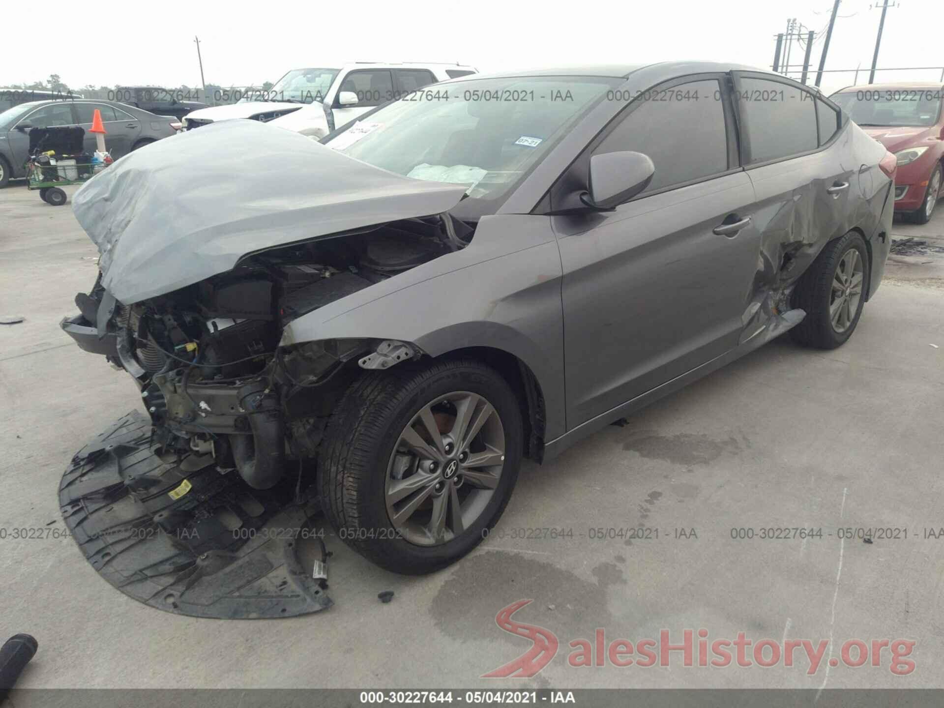 5NPD84LF7JH342020 2018 HYUNDAI ELANTRA