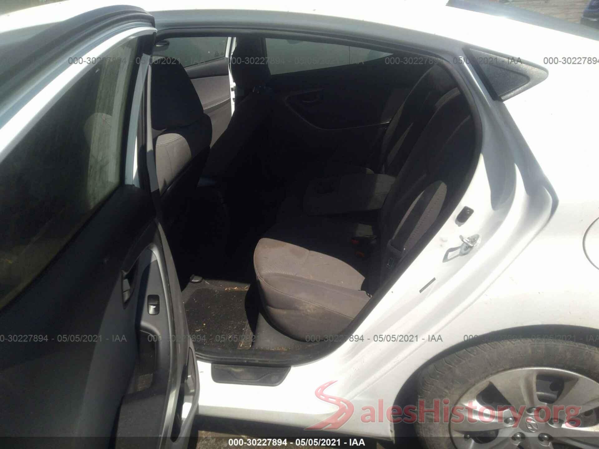 5NPDH4AE1GH740617 2016 HYUNDAI ELANTRA