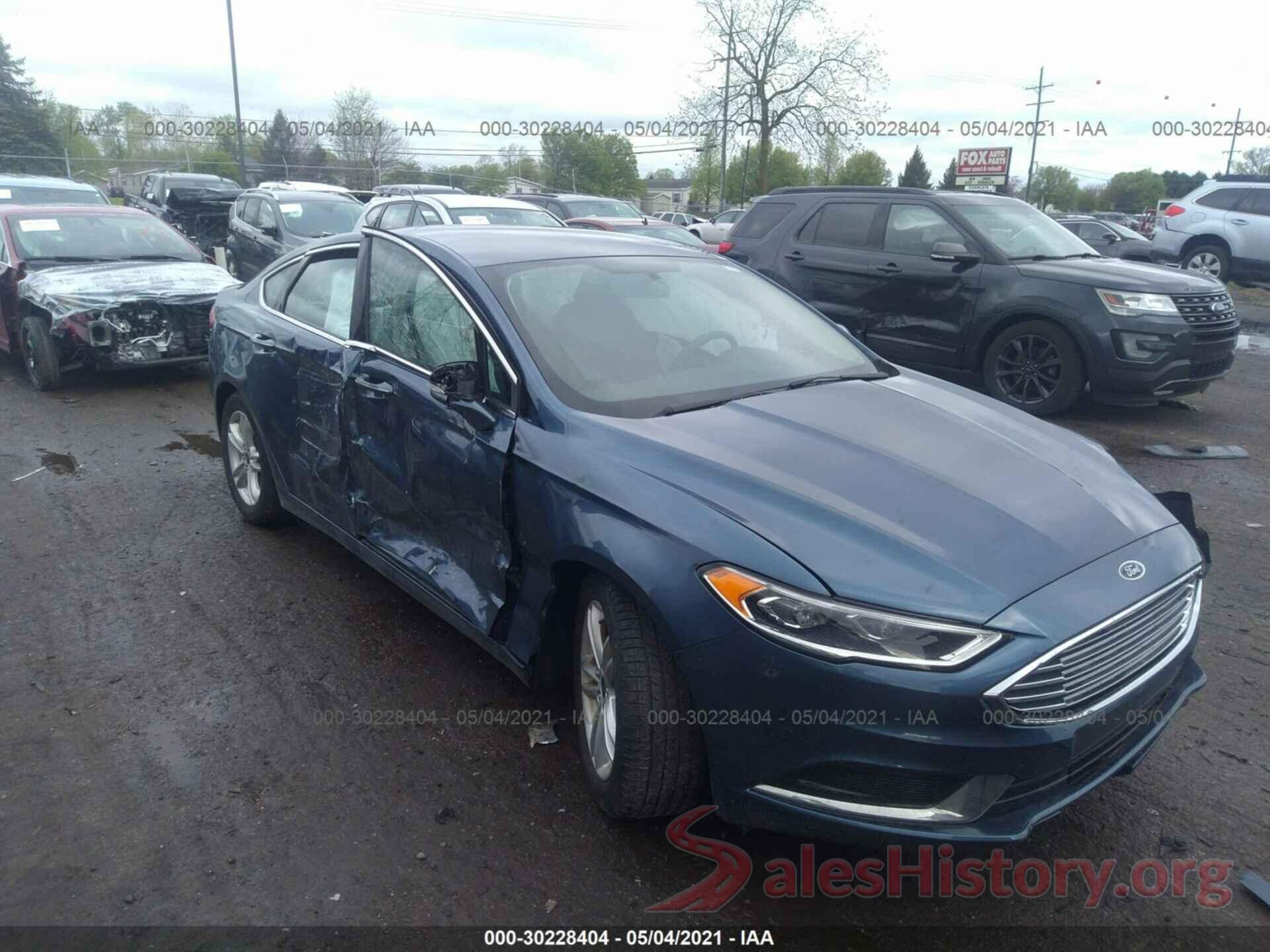 3FA6P0HD4JR211111 2018 FORD FUSION