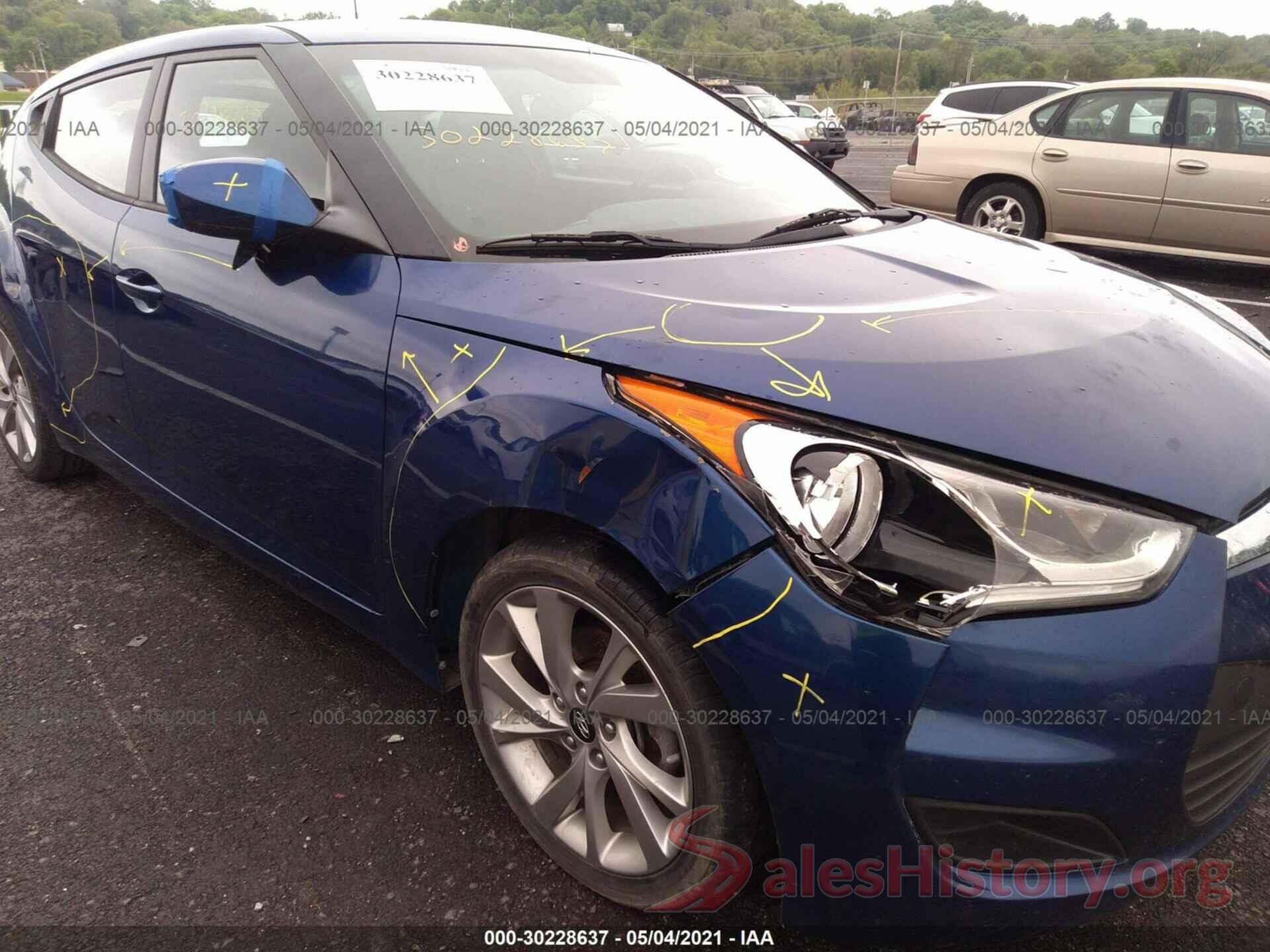 KMHTC6AD0GU271258 2016 HYUNDAI VELOSTER