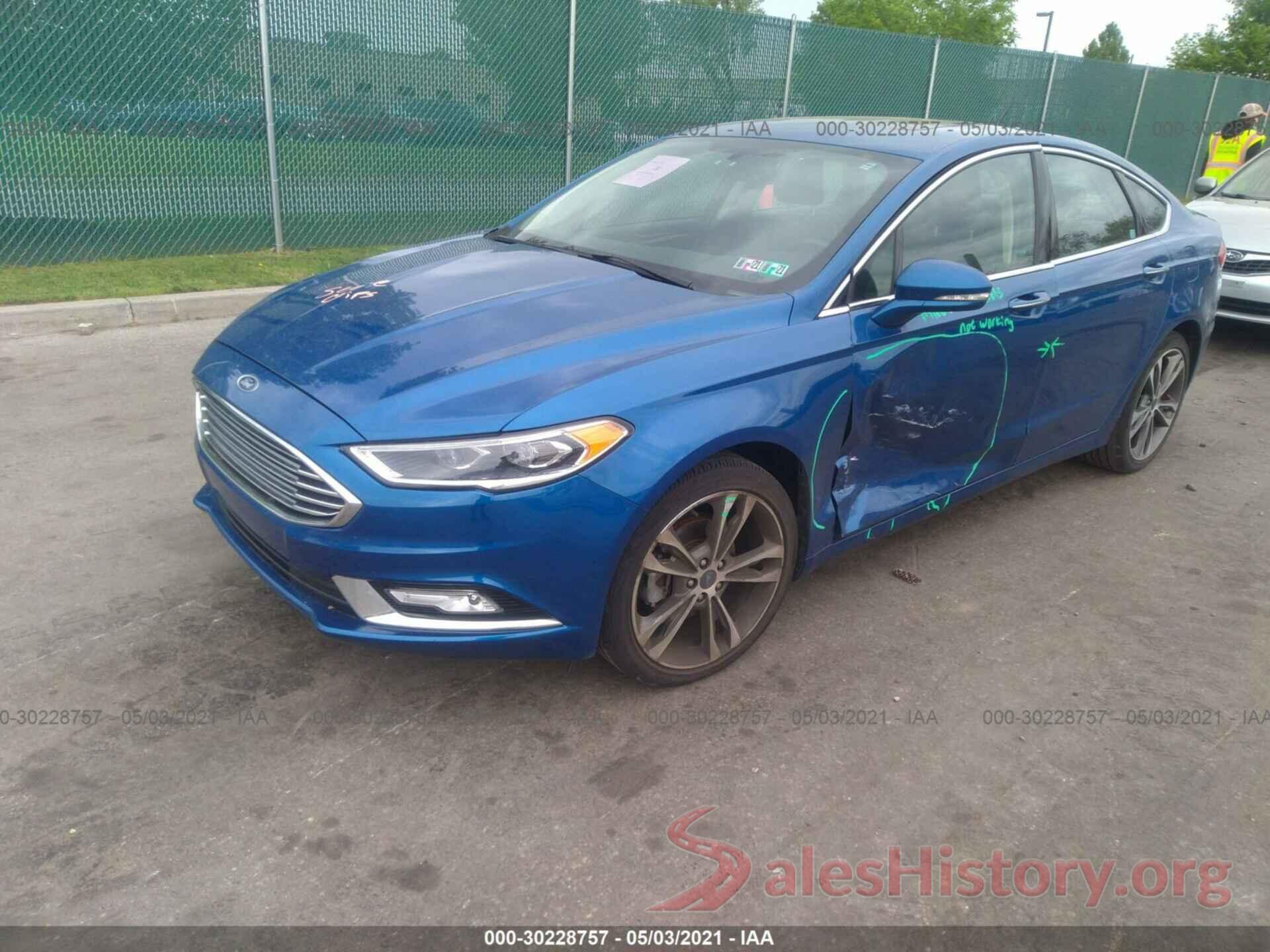 3FA6P0K91HR184108 2017 FORD FUSION