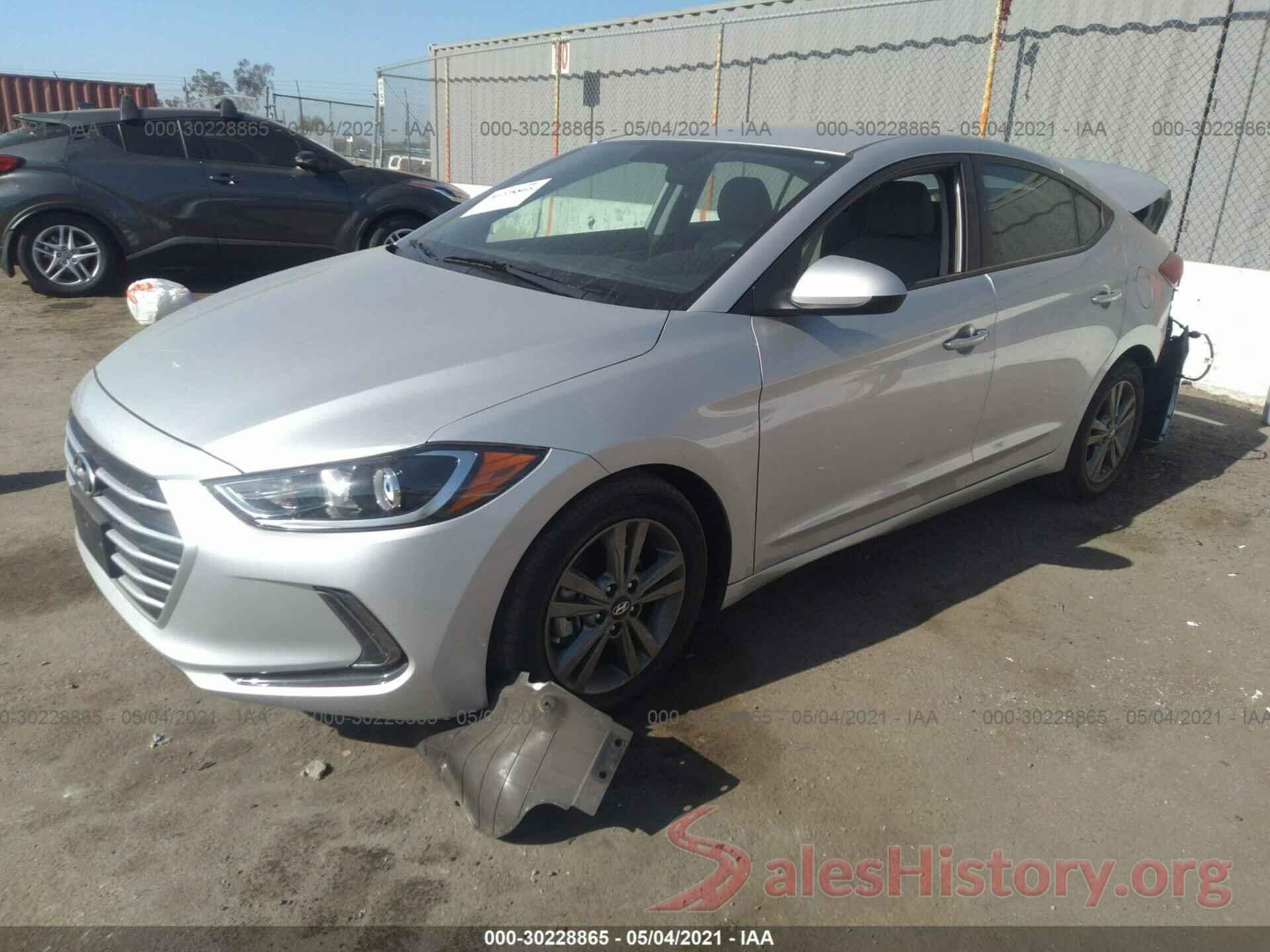 5NPD84LF2HH107034 2017 HYUNDAI ELANTRA