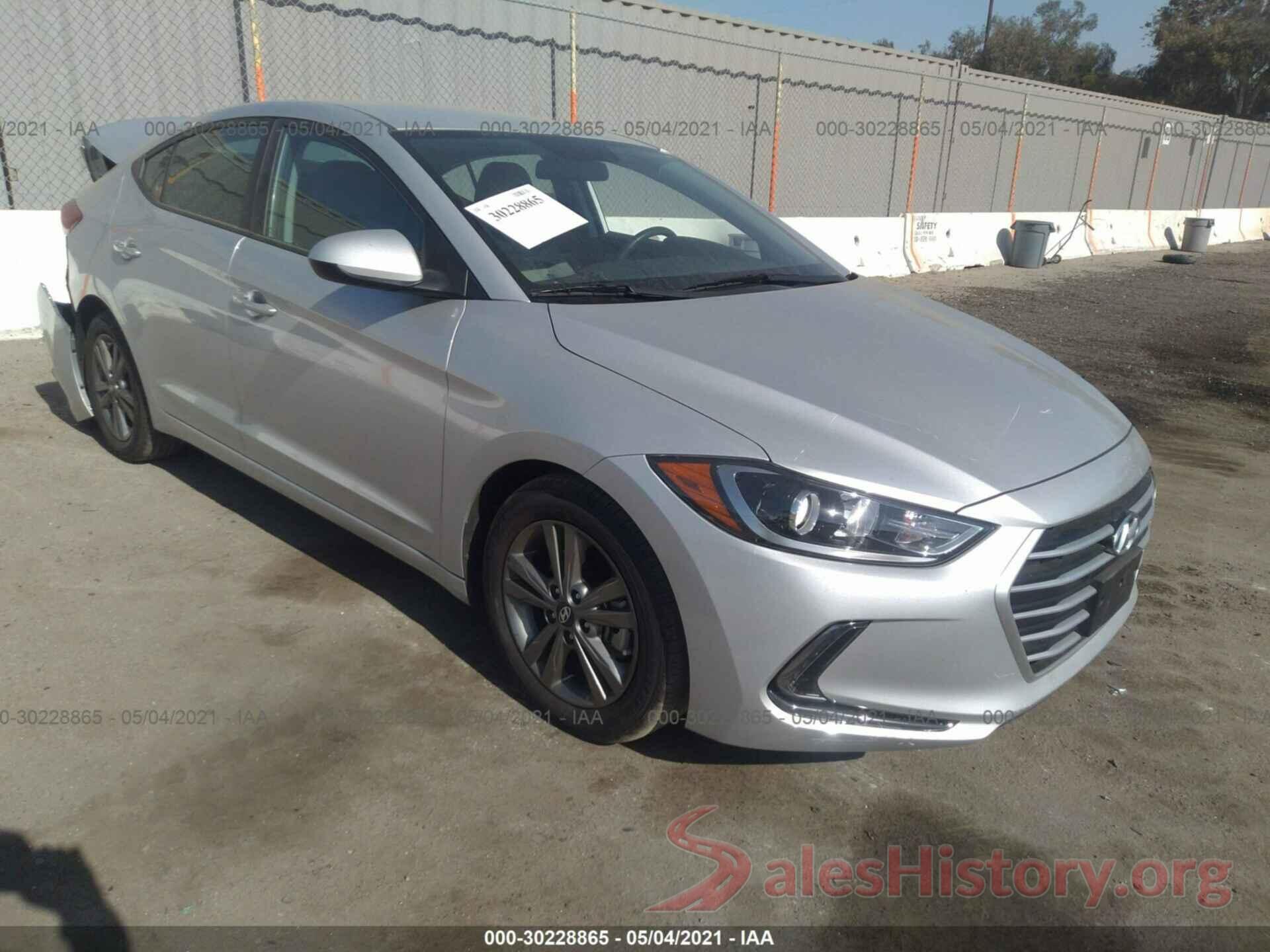 5NPD84LF2HH107034 2017 HYUNDAI ELANTRA