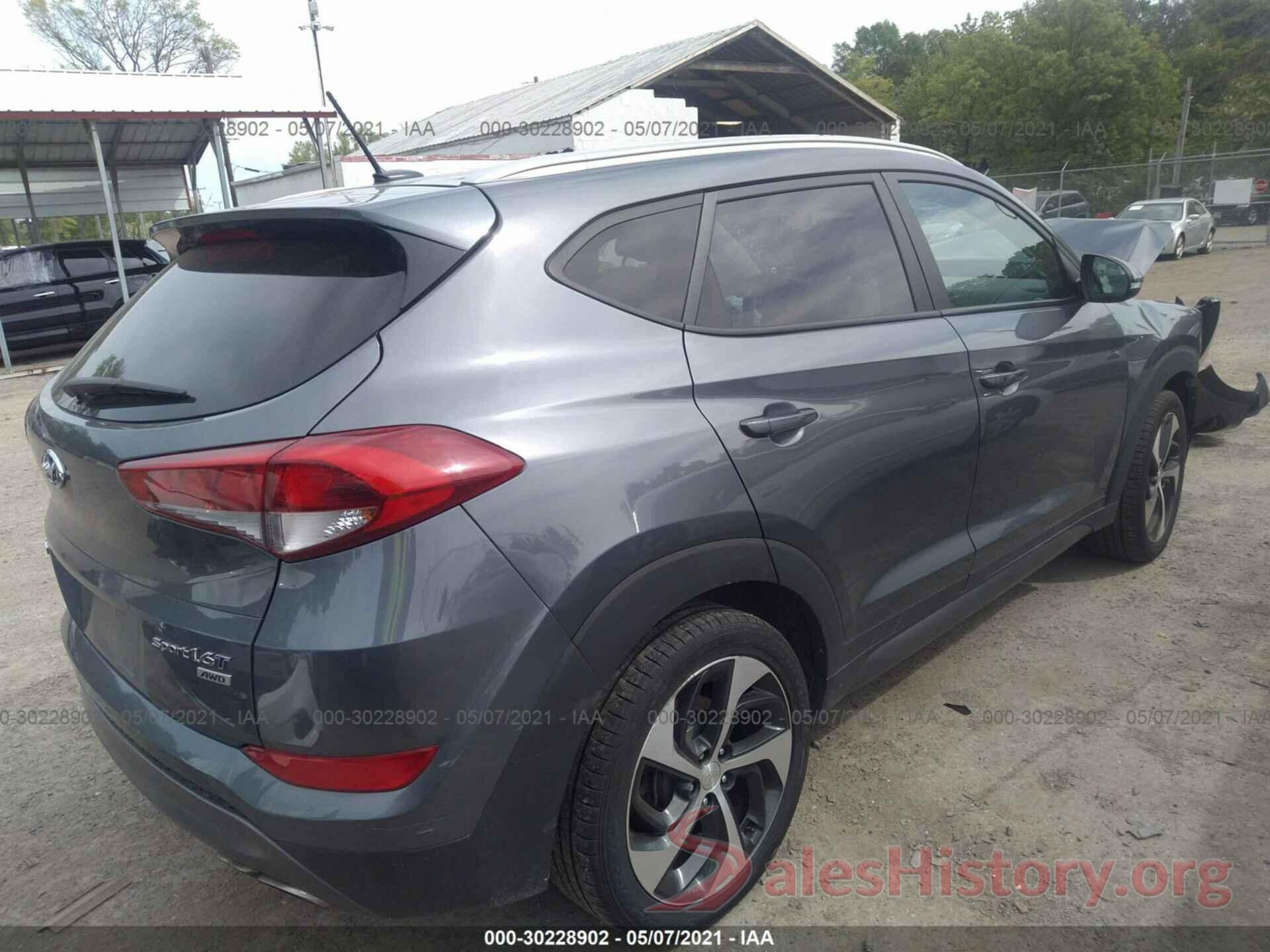 KM8J3CA27GU164857 2016 HYUNDAI TUCSON