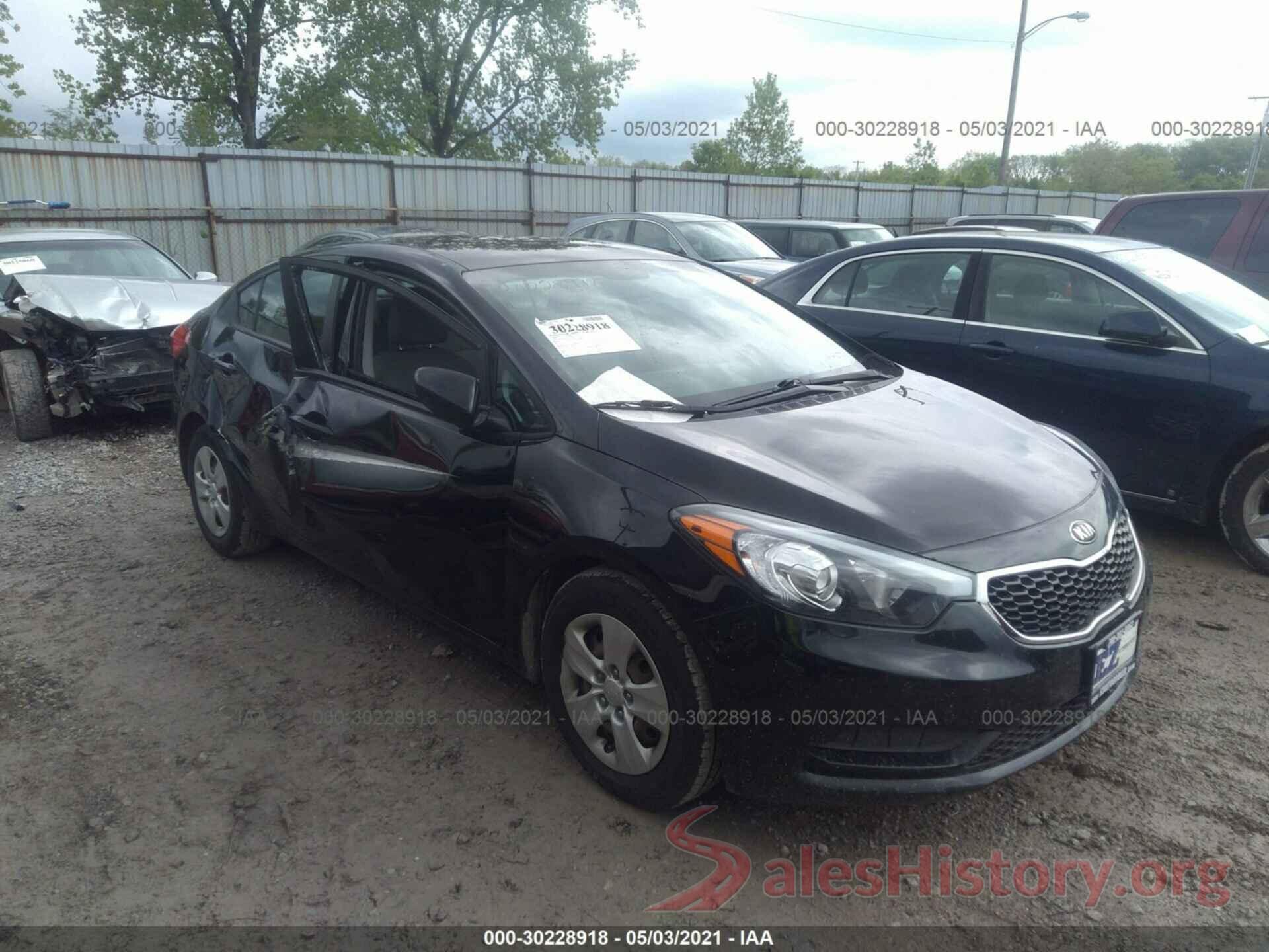 KNAFK4A66G5533365 2016 KIA FORTE